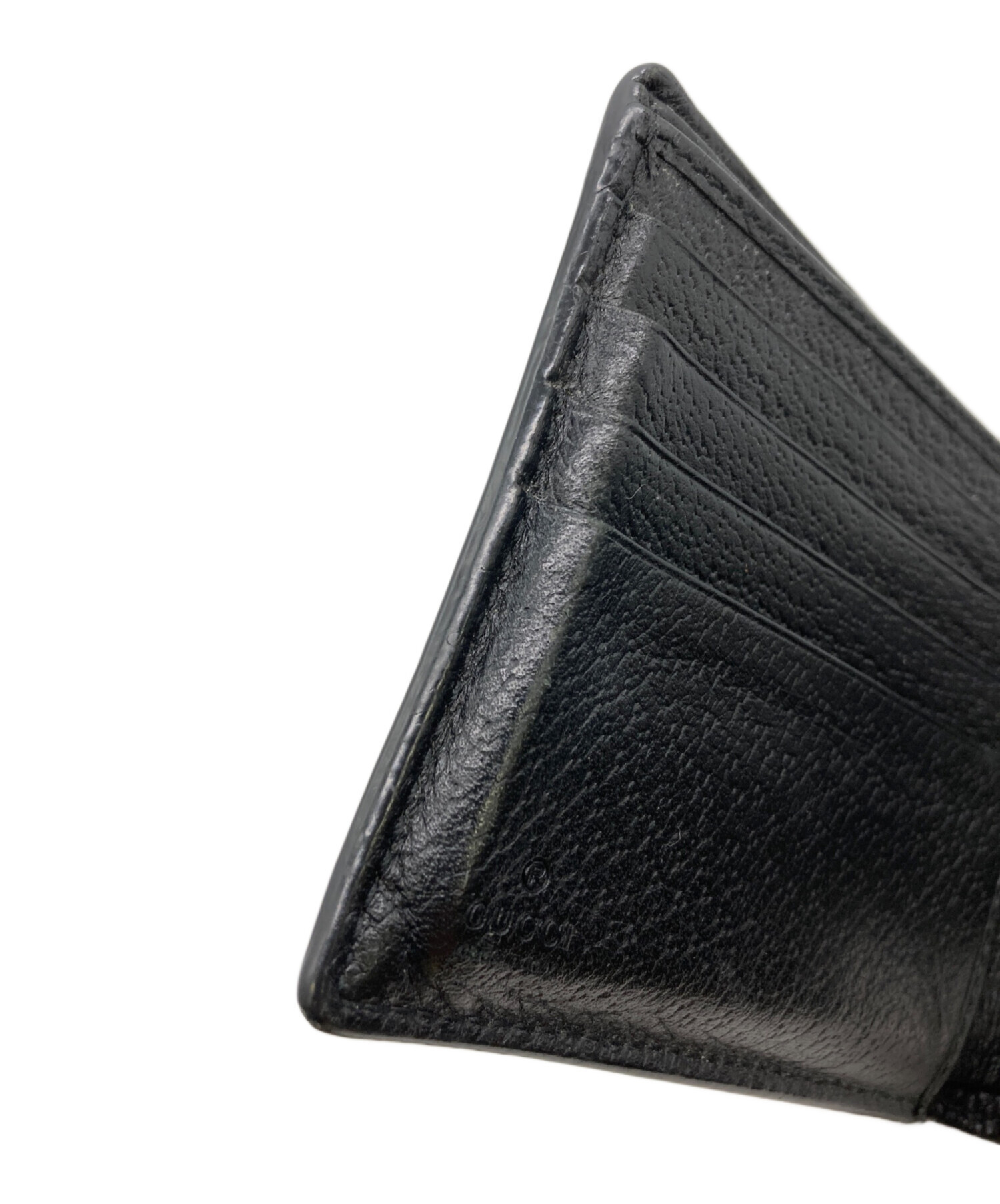 GUCCI グッチ 中古 2つ折り 箱付き 巾着付き 中古・古着通販】GUCCI (グッチ) 2つ折り財布｜ブランド・古着通販