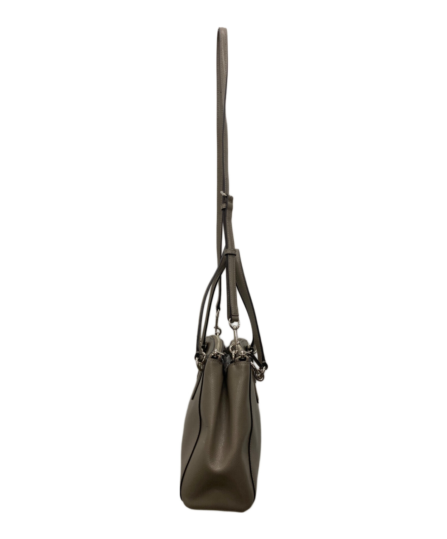 中古・古着通販】COACH (コーチ) ミニクリスティキャリーオール グレー 