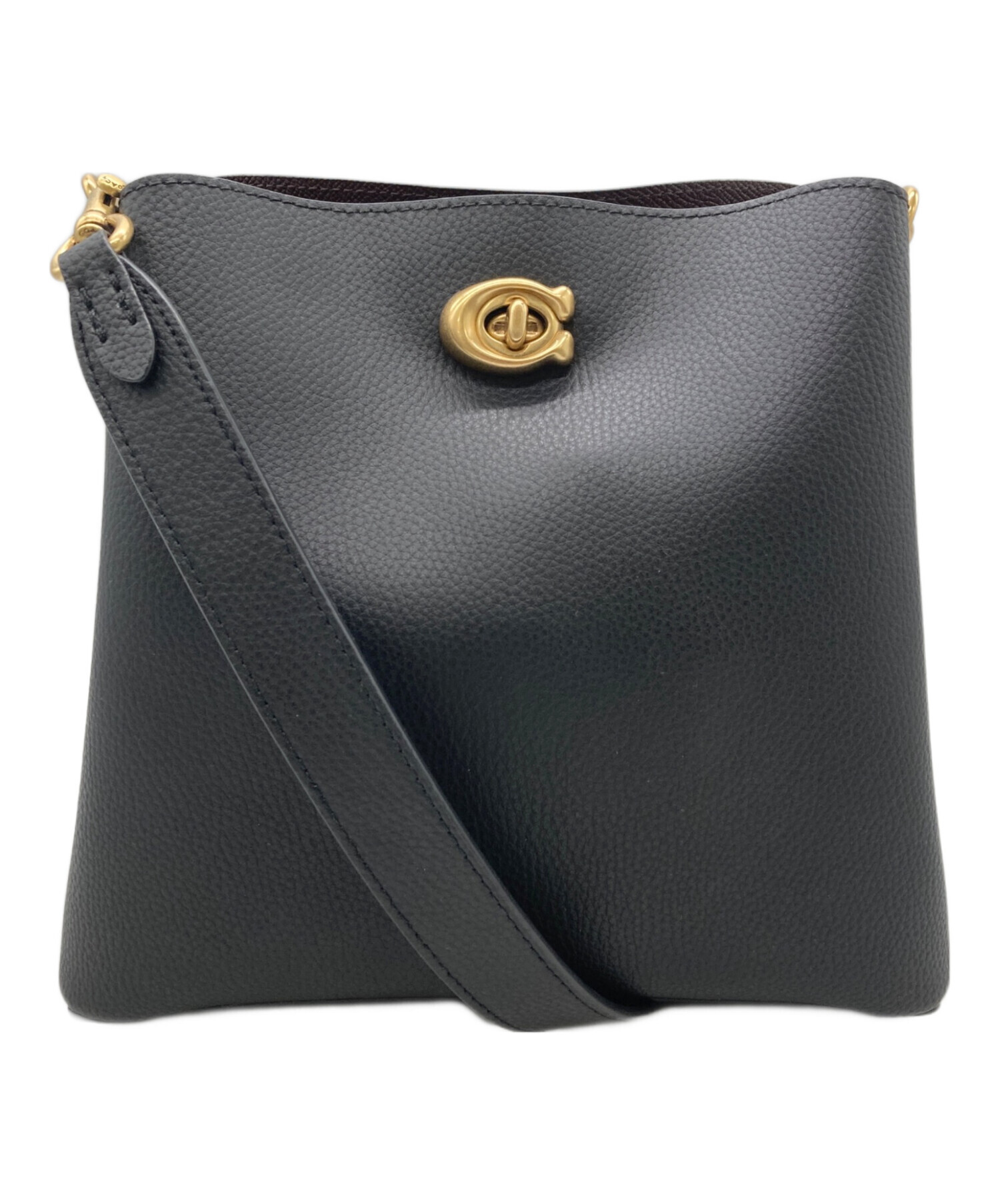 中古・古着通販】COACH (コーチ) ウィロウ バケット バッグ ブラック 