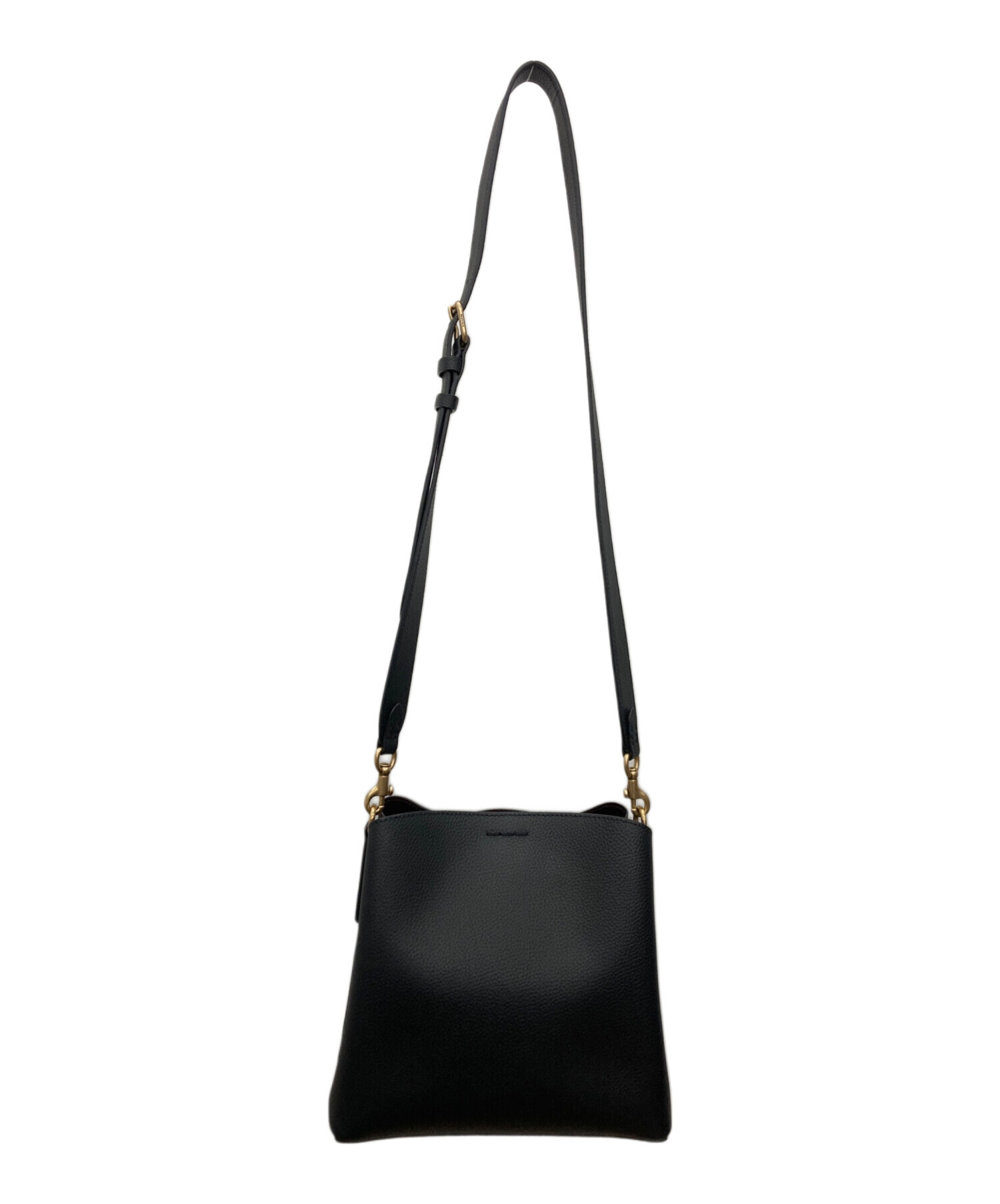 中古・古着通販】COACH (コーチ) ウィロウ バケット バッグ ブラック 