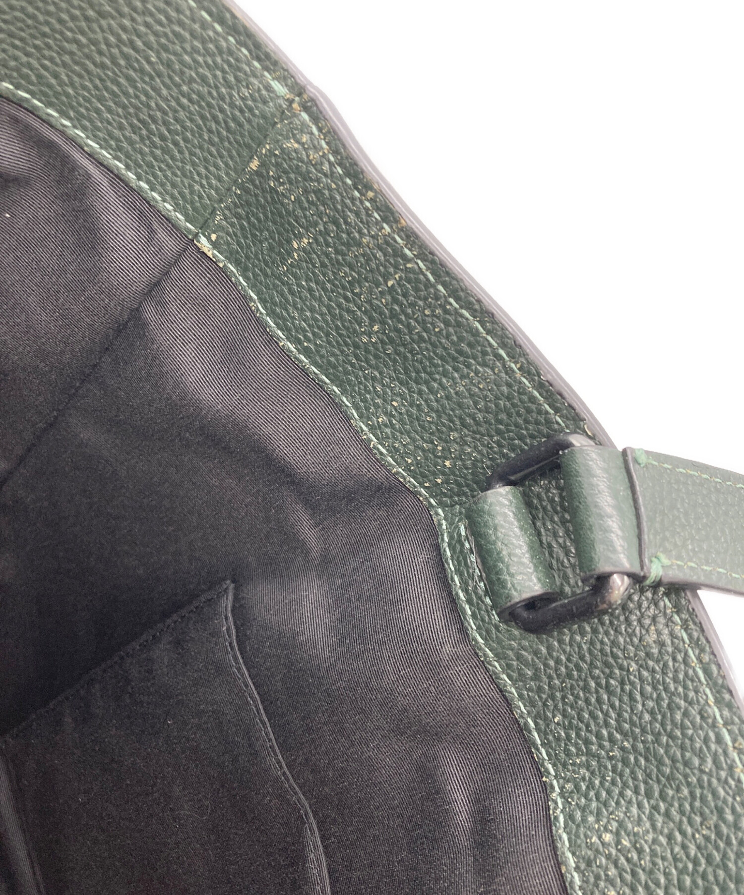 コーチ　メンズ　2WAYバック　ダブルハンドル　グリーン★ 中古・古着通販】COACH (コーチ) ハドソン ダブル ハンドル トート