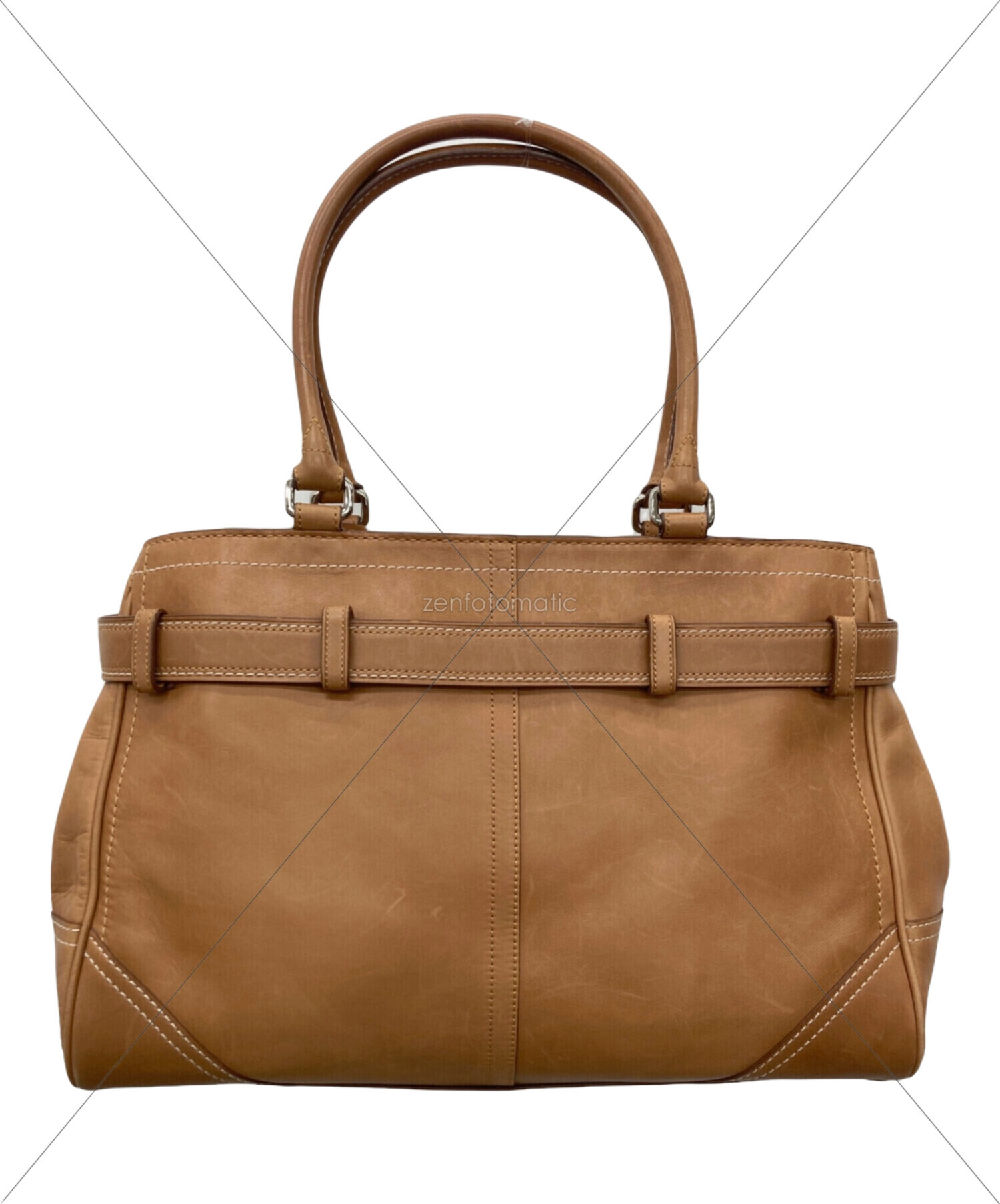 中古・古着通販】COACH (コーチ) ハンプトンズ レザー キャリーオール