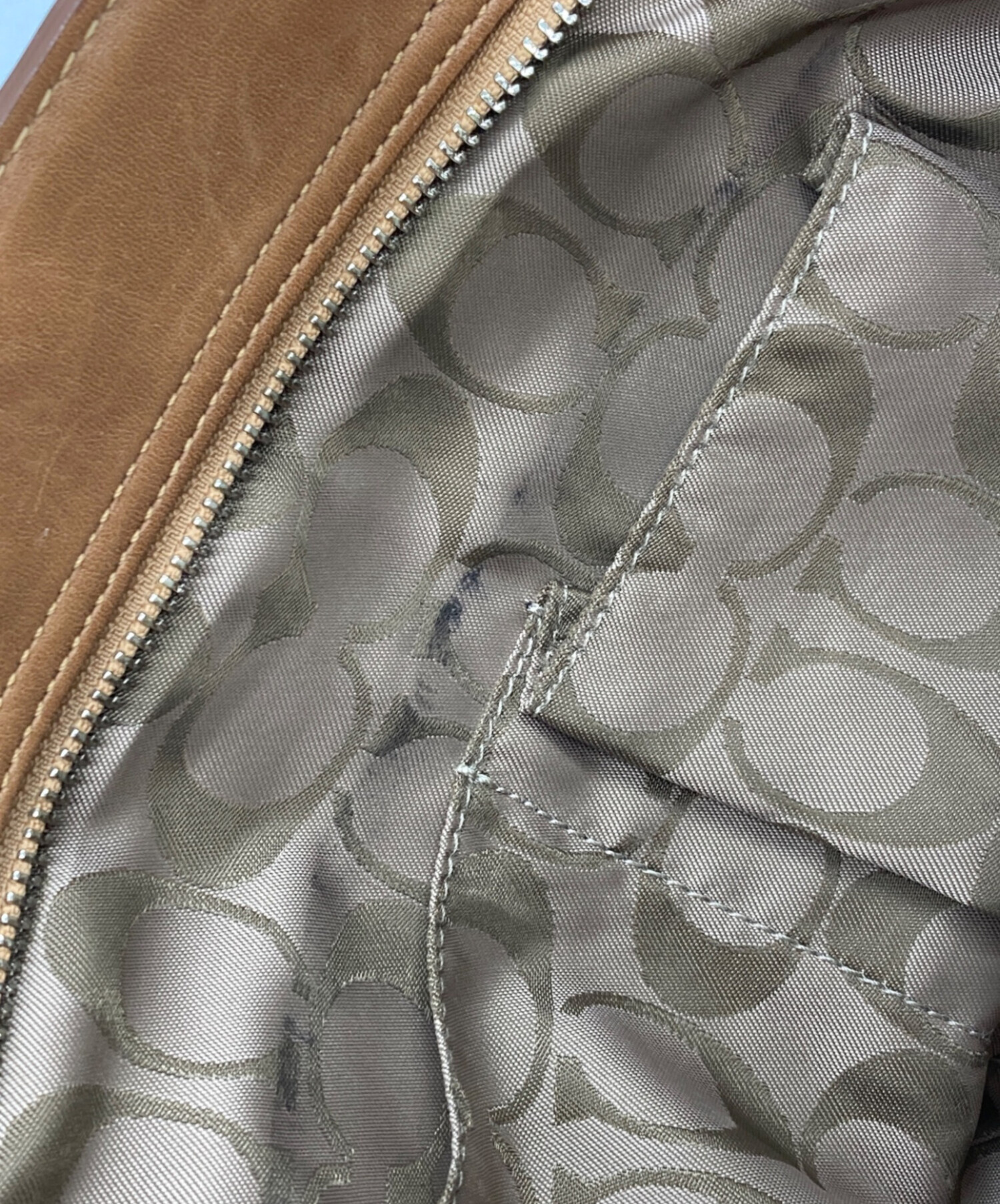中古・古着通販】COACH (コーチ) ハンプトンズ レザー キャリーオール