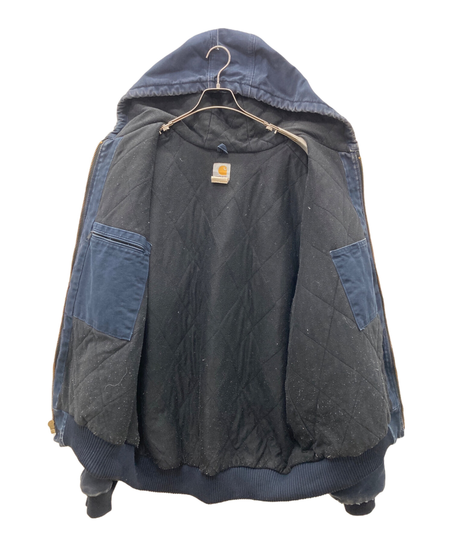 濃紺 ビンテージ Carhartt デニムジャケット USAカーハート 中古・古着通販】CarHartt (カーハート) デニムジャケット ネイビー