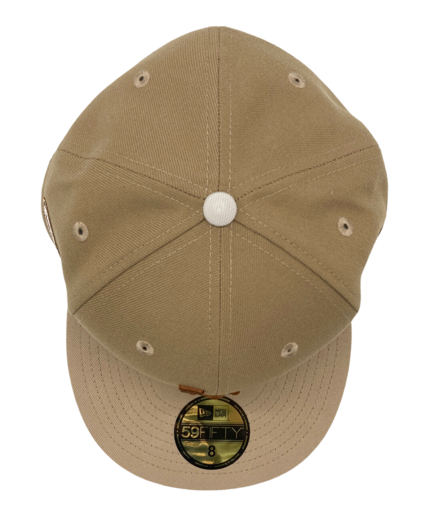 中古・古着通販】New Era (ニューエラ) キャップ ベージュ サイズ:8 未