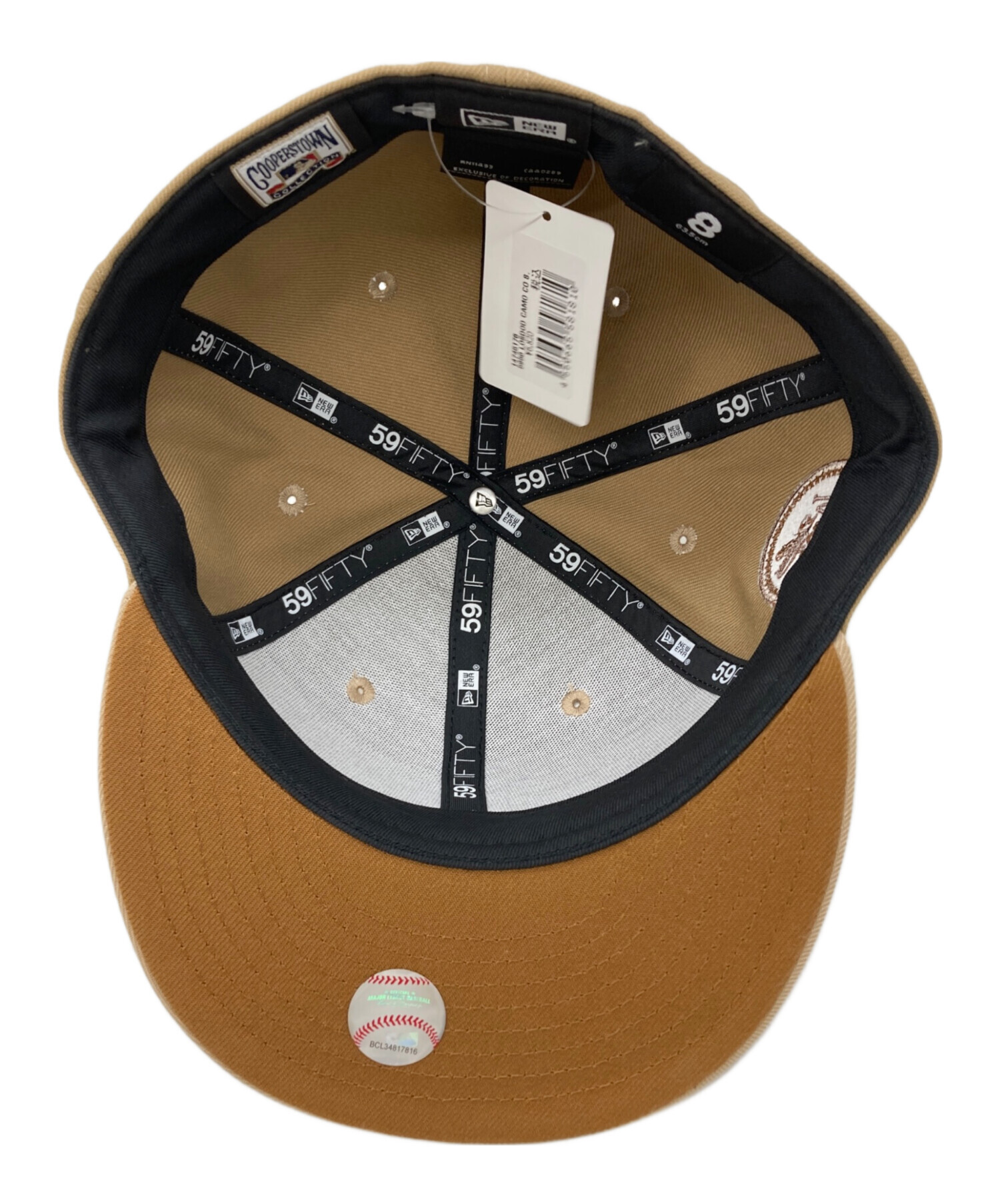 中古・古着通販】New Era (ニューエラ) キャップ ベージュ サイズ:8 未