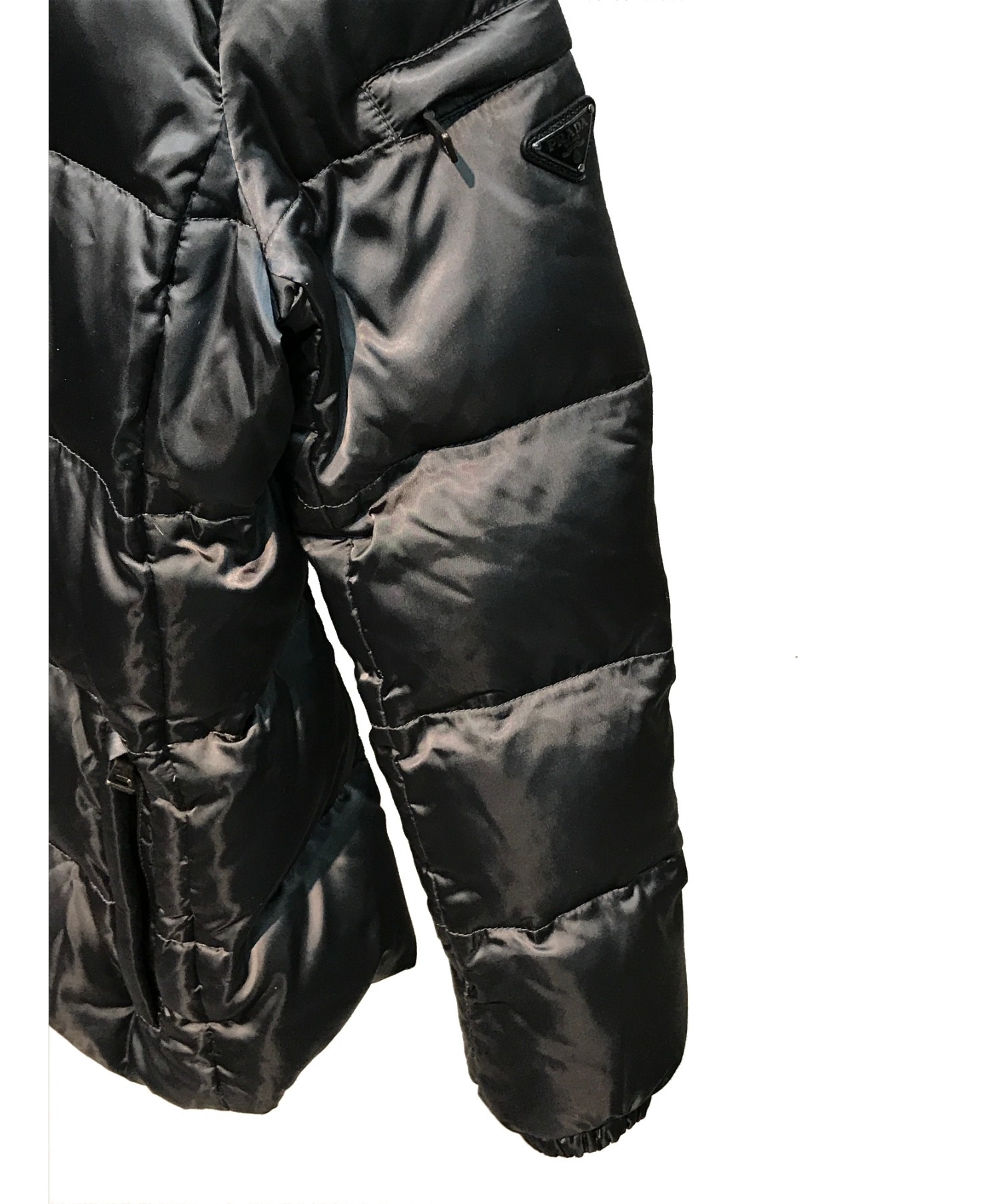 中古・古着通販】PRADA (プラダ) ダウンジャケット グレー サイズ:42