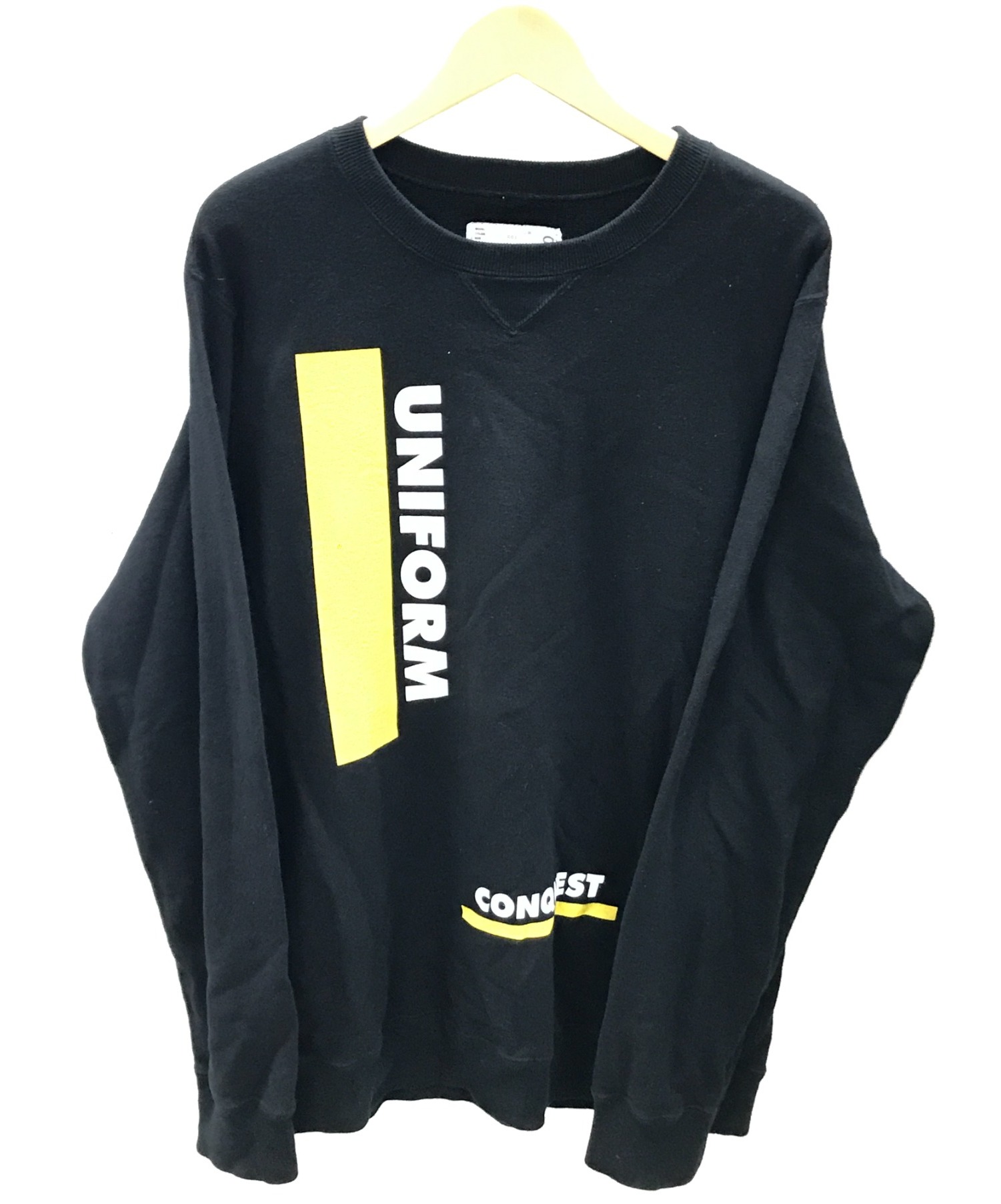 中古・古着通販】sacai (サカイ) スウェット ブラック サイズ:3 秋冬物 