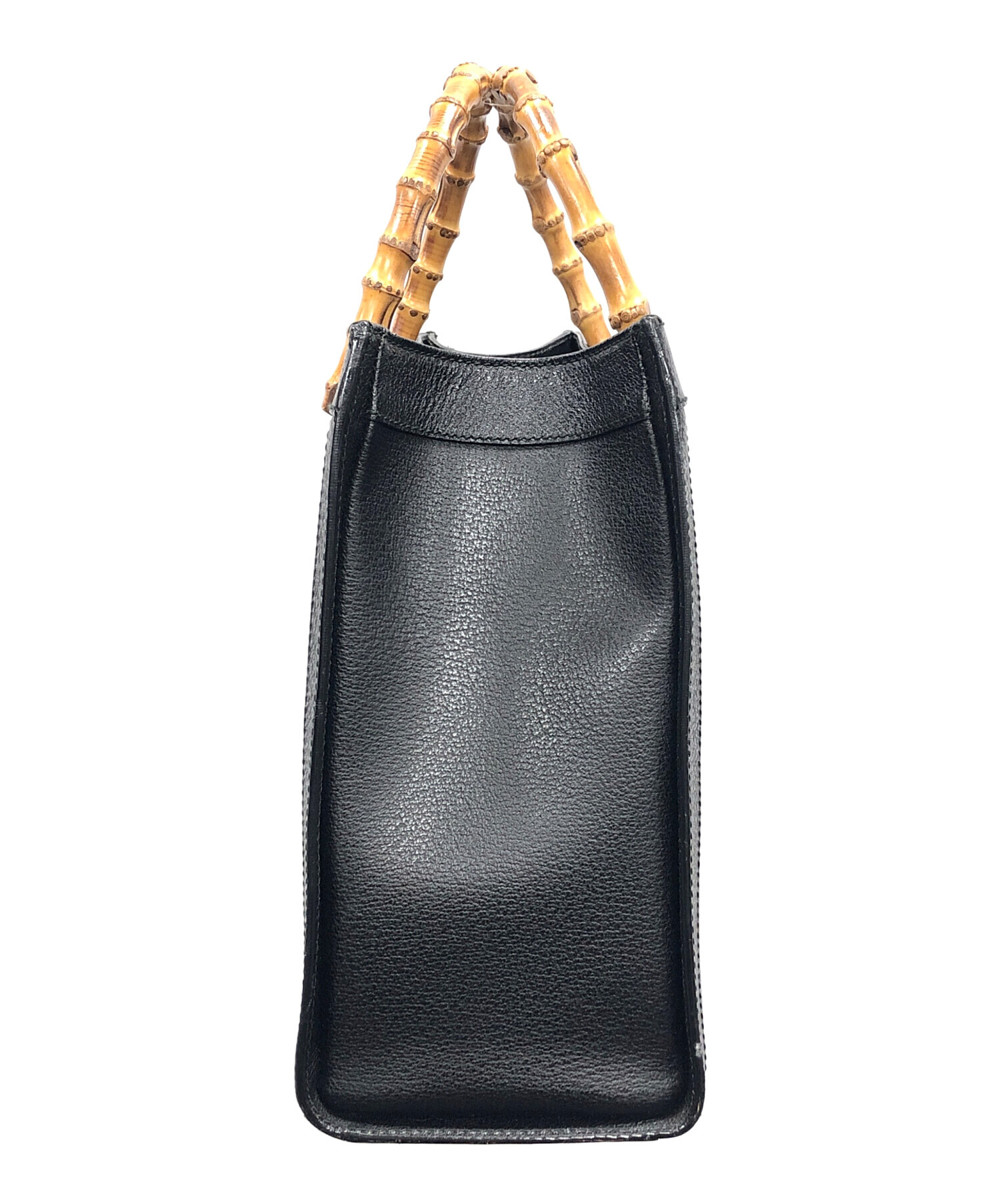 中古・古着通販】GUCCI (グッチ) バッグ ブラック サイズ:実寸サイズに 