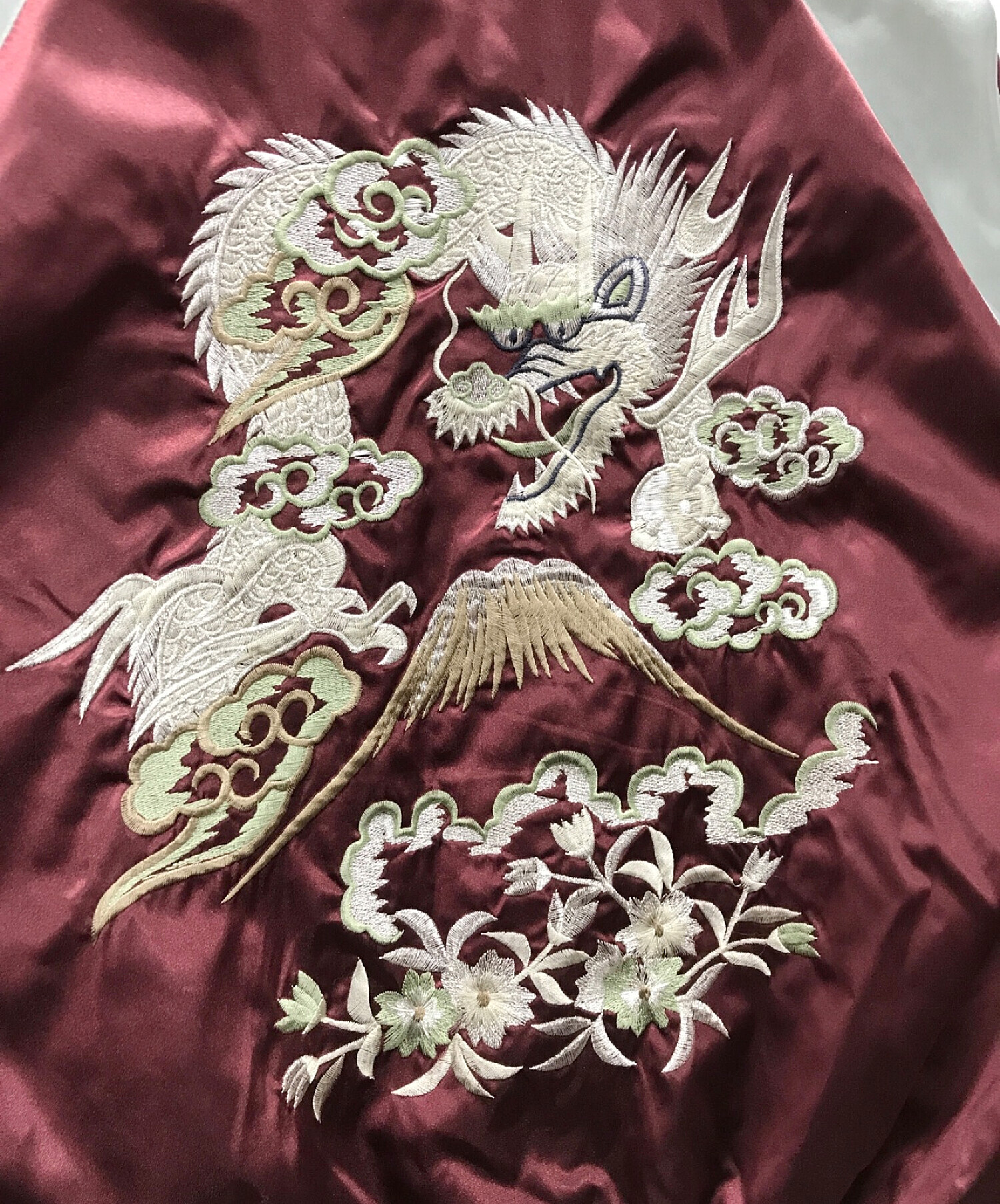 3Lサイズ Hoshihime ホシヒメ スカジャン 富士山 龍 Hoshihime / 星姫 スカジャン スーベニアジャケット 刺繍 和柄 龍