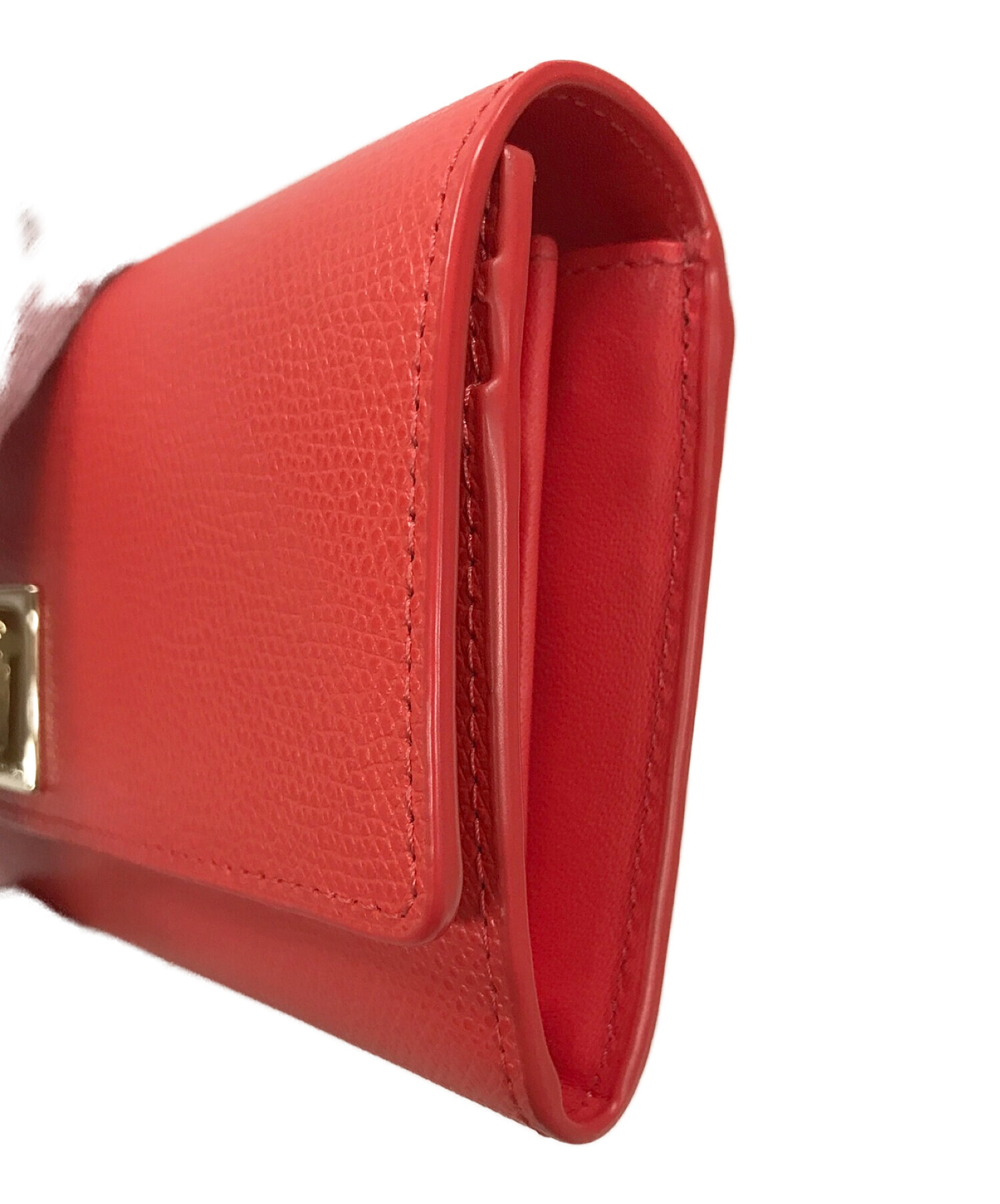 中古・古着通販】FURLA (フルラ) 長財布 レッド サイズ:実寸サイズにて