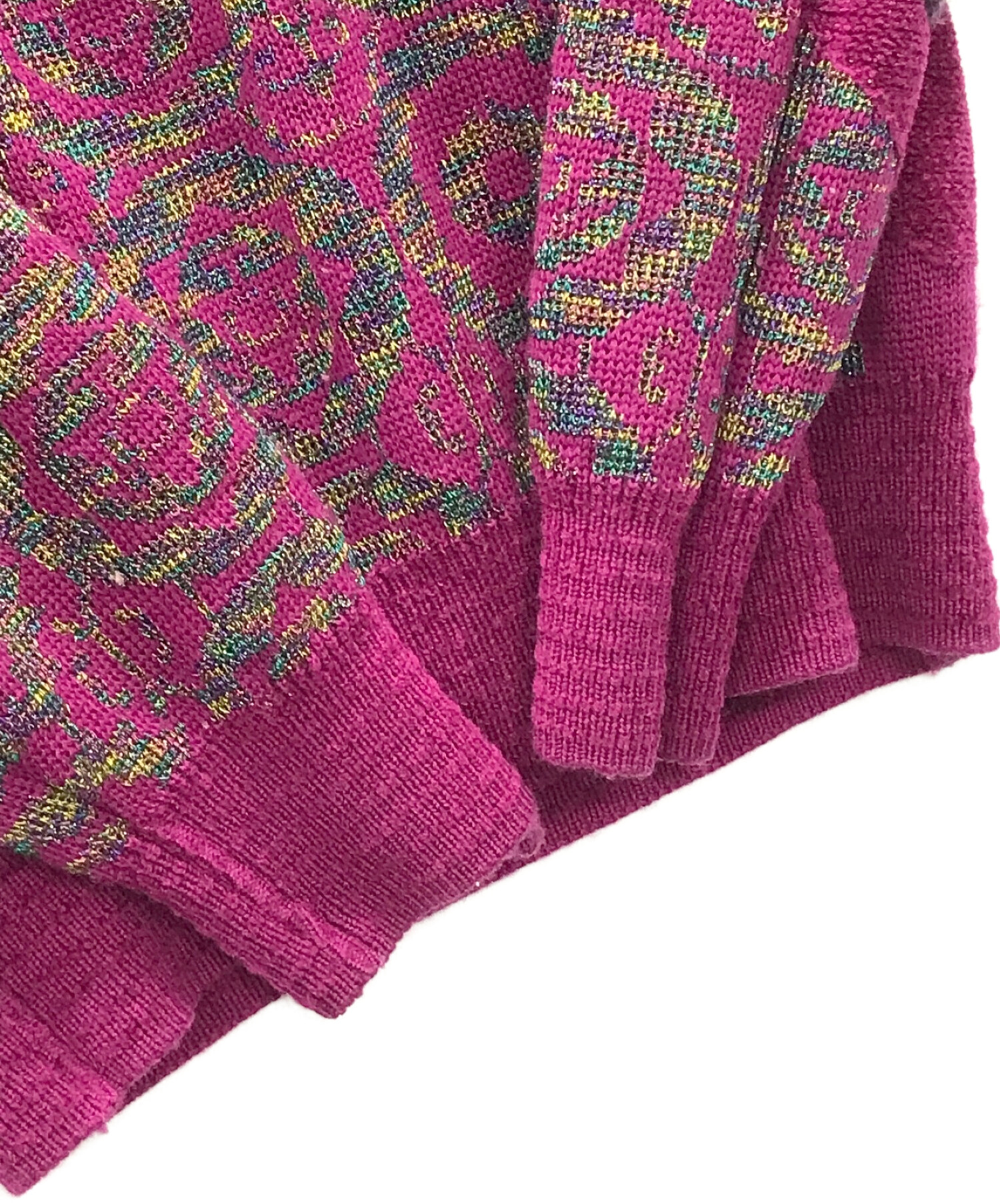 中古・古着通販】j's (ジエイズ) ヴィンテージ3Dニット パープル