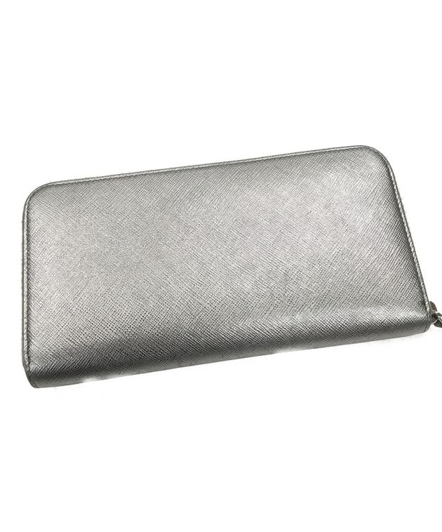 専用SALE!!PRADA シルバー 長財布 ストーン装飾
