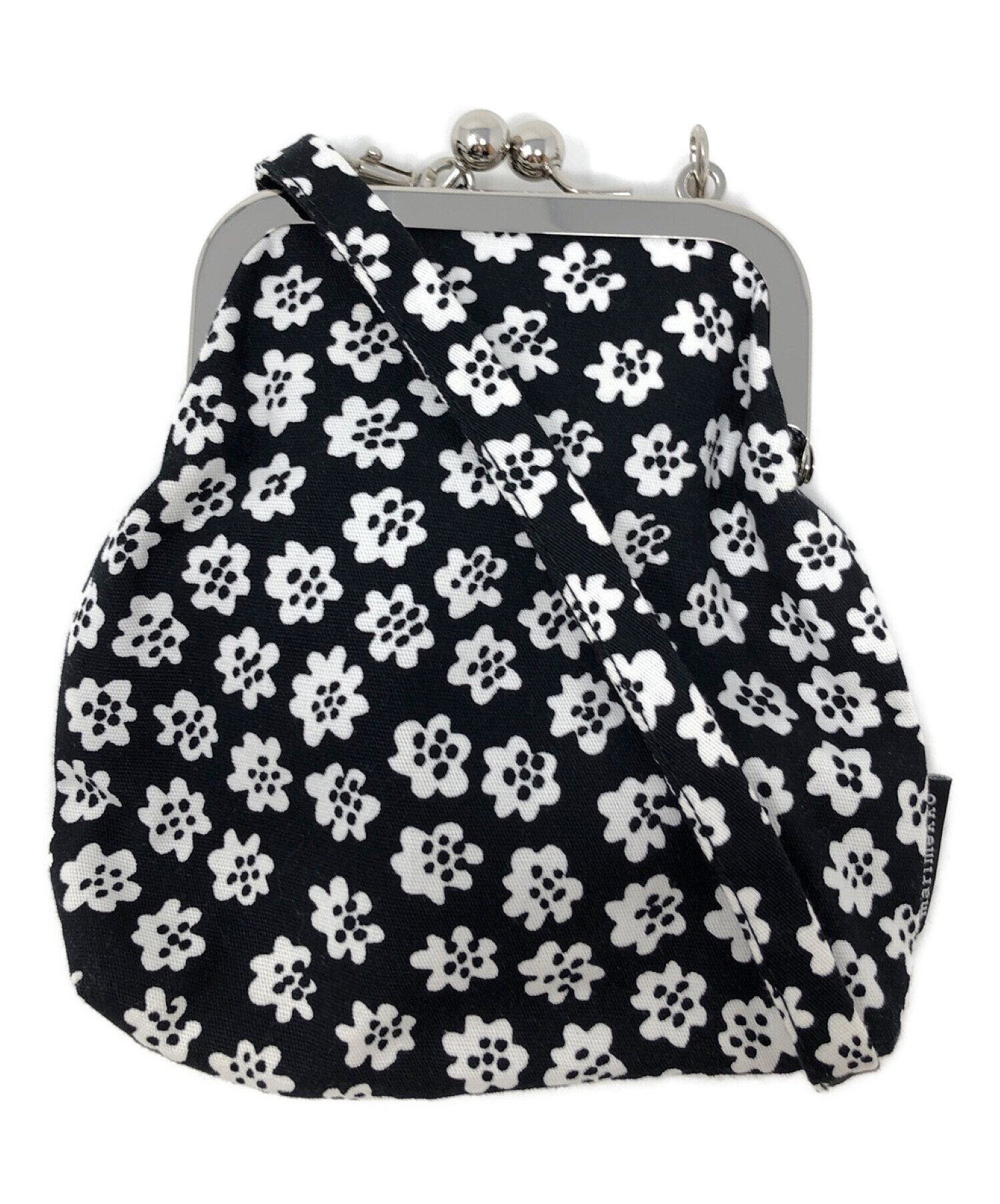 マリメッコ　がま口ショルダーバッグ　新品未使用品 マリメッコ Marimekko がま口 ショルダーバッグ ポーチ ウニッコ