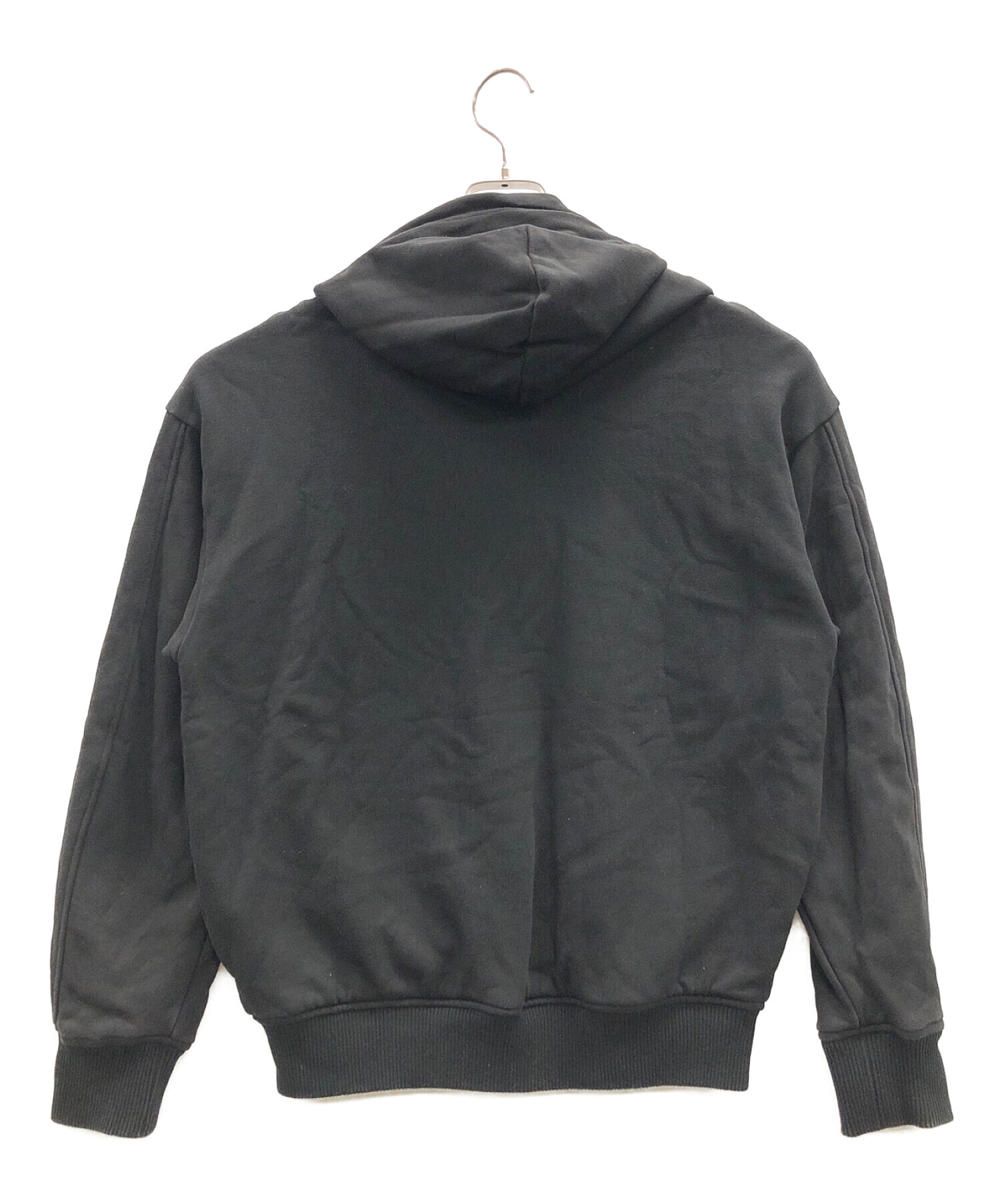 DIESEL ブラック フード付き リバーシブル パーカー 中古・古着通販】DIESEL (ディーゼル) リバーシブルパーカー J-BOMZ