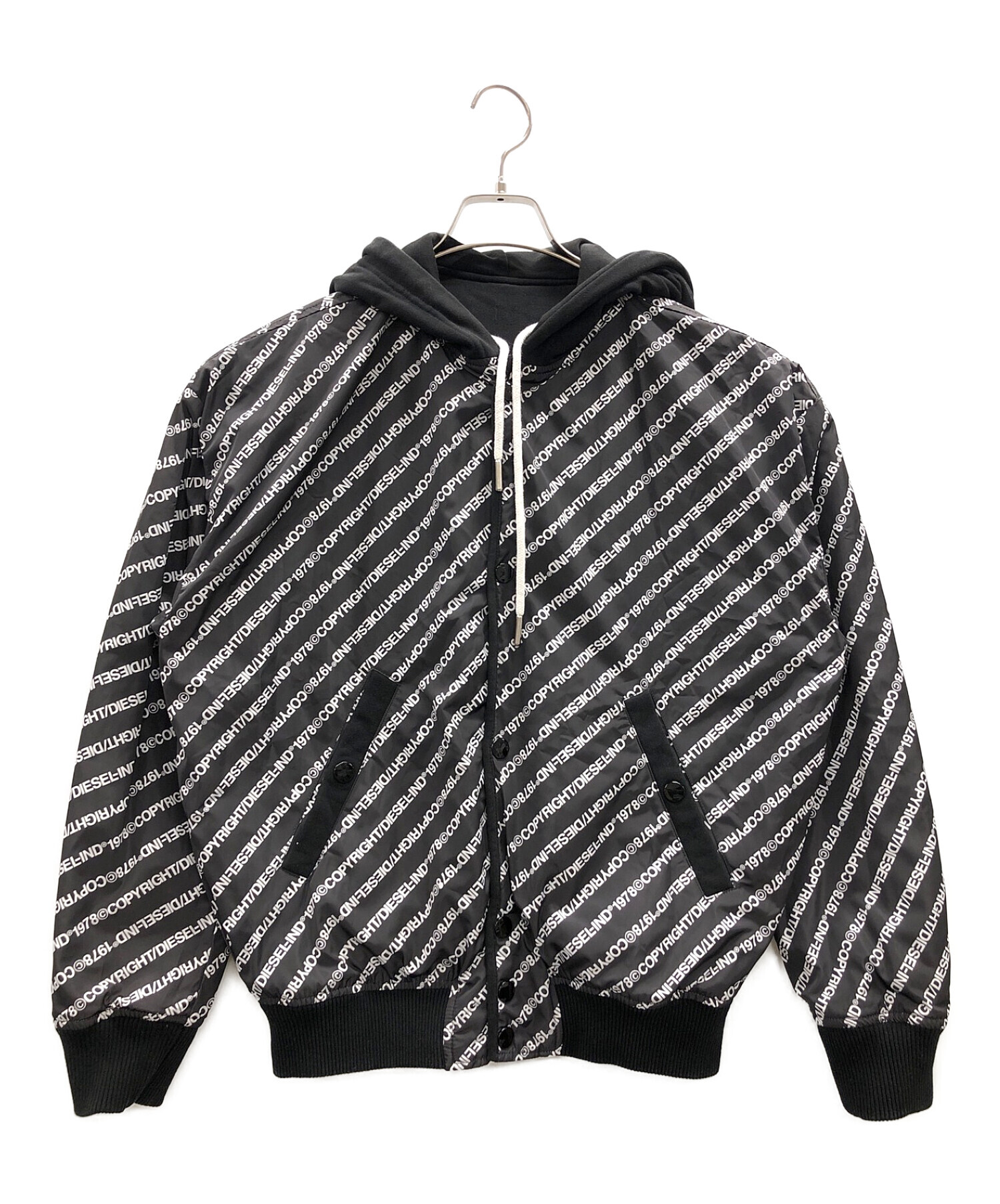 中古・古着通販】DIESEL (ディーゼル) リバーシブルパーカー J-BOMZ