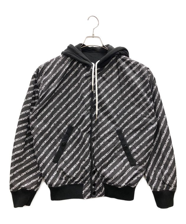 DIESEL フード付きリバーシブルパーカー 中古・古着通販】DIESEL (ディーゼル) リバーシブルパーカー J-BOMZ