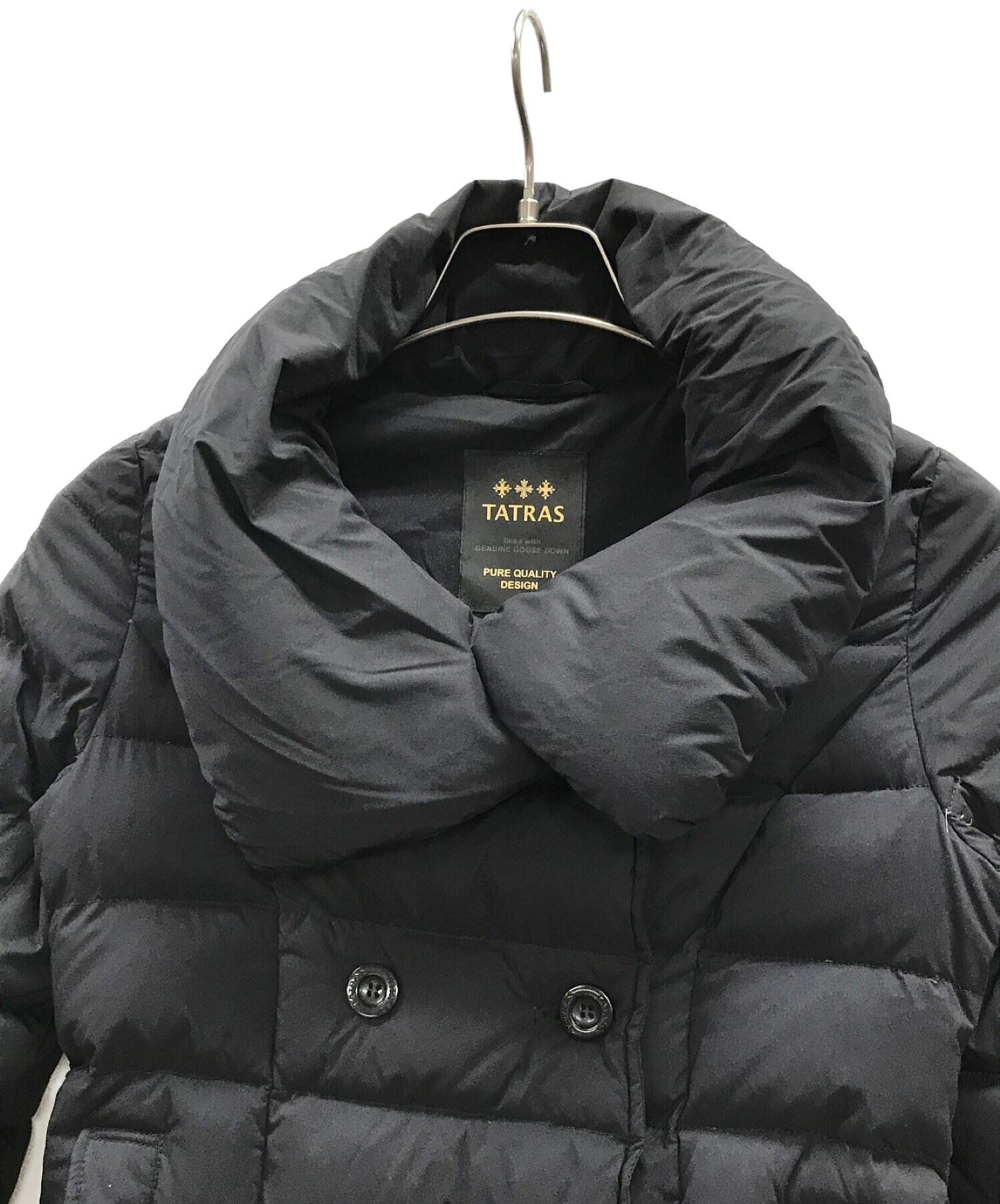 中古・古着通販】TATRAS (タトラス) ダウンジャケット ブラック サイズ 