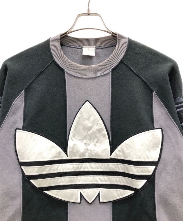 アディダススウェット トレーナー ヴィンテージ シルバータグ ML 中古・古着通販】adidas (アディダス) ヴィンテージビッグロゴ