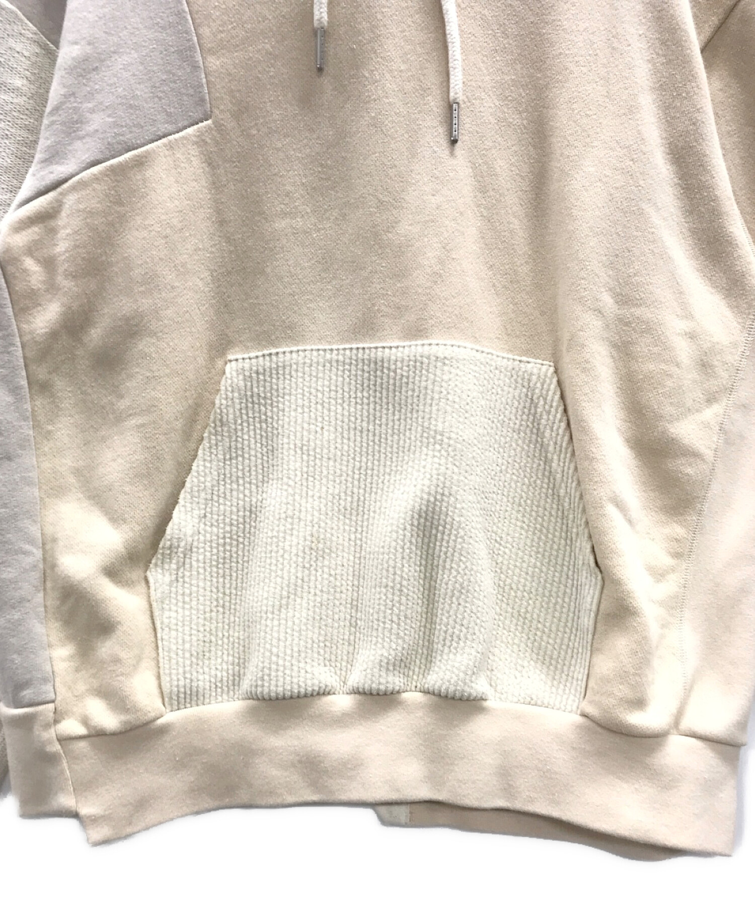 中古・古着通販】JOHN ELLIOTT (ジョン エリオット) パーカー ベージュ 