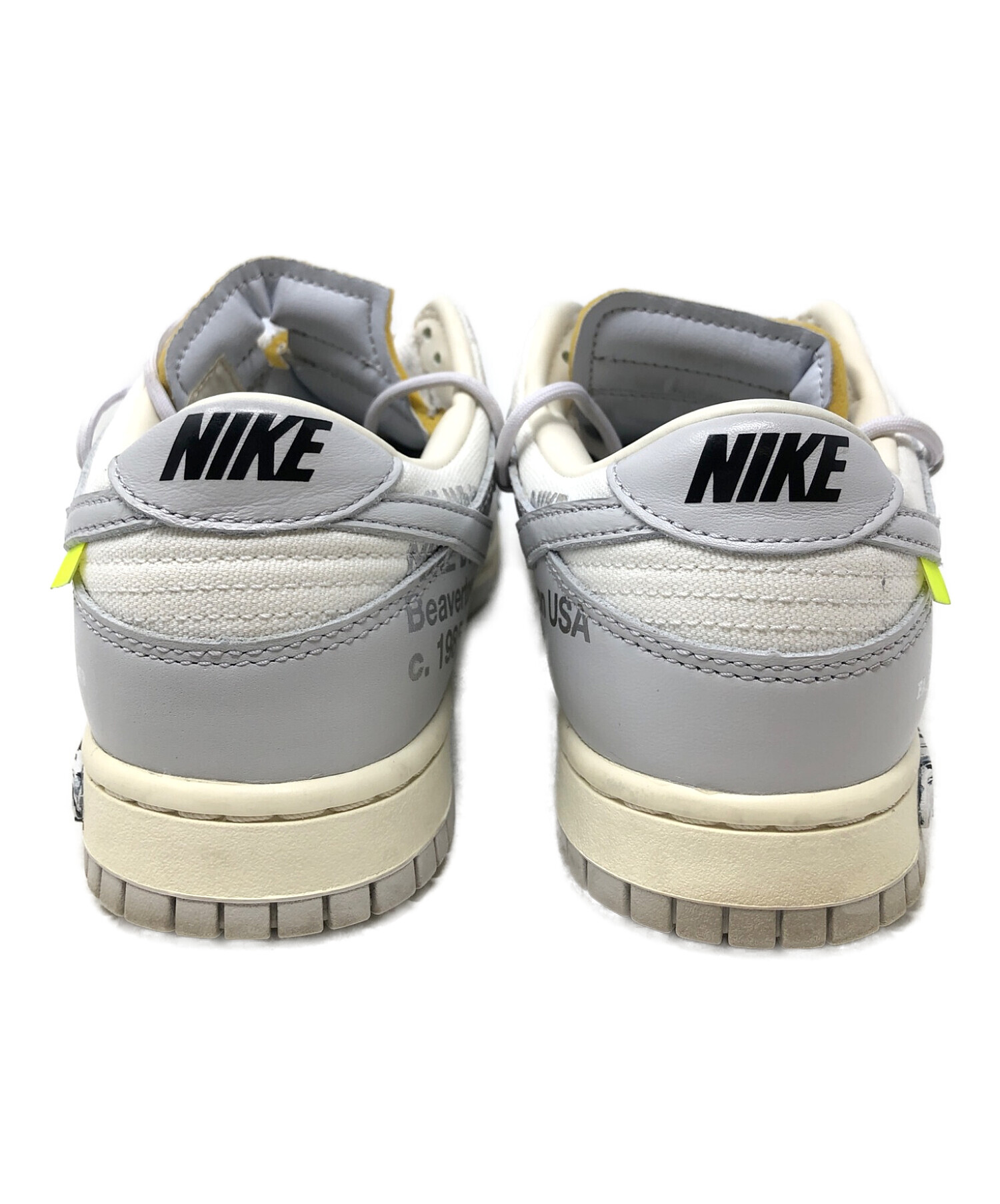 中古・古着通販】NIKE (ナイキ) スニーカー OFF WHITE DUNK LOW 1 OF
