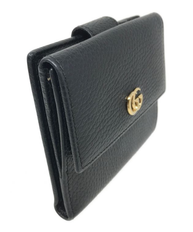 中古・古着通販】GUCCI (グッチ) 2つ折り財布 GGマーモント