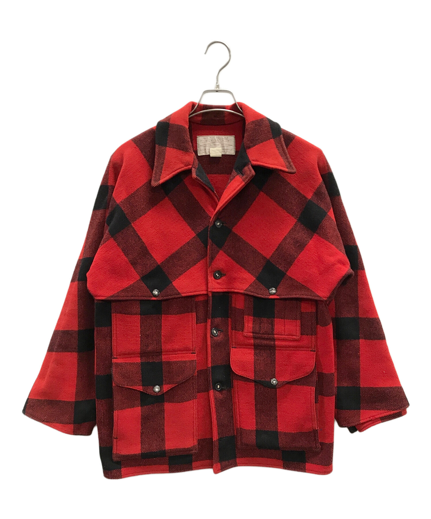 FILSON GARMENT フィルソン マッキーノクルーザー レッド ブラック フィルソン マッキーノ クルーザー（レッドxブラック）/Filson