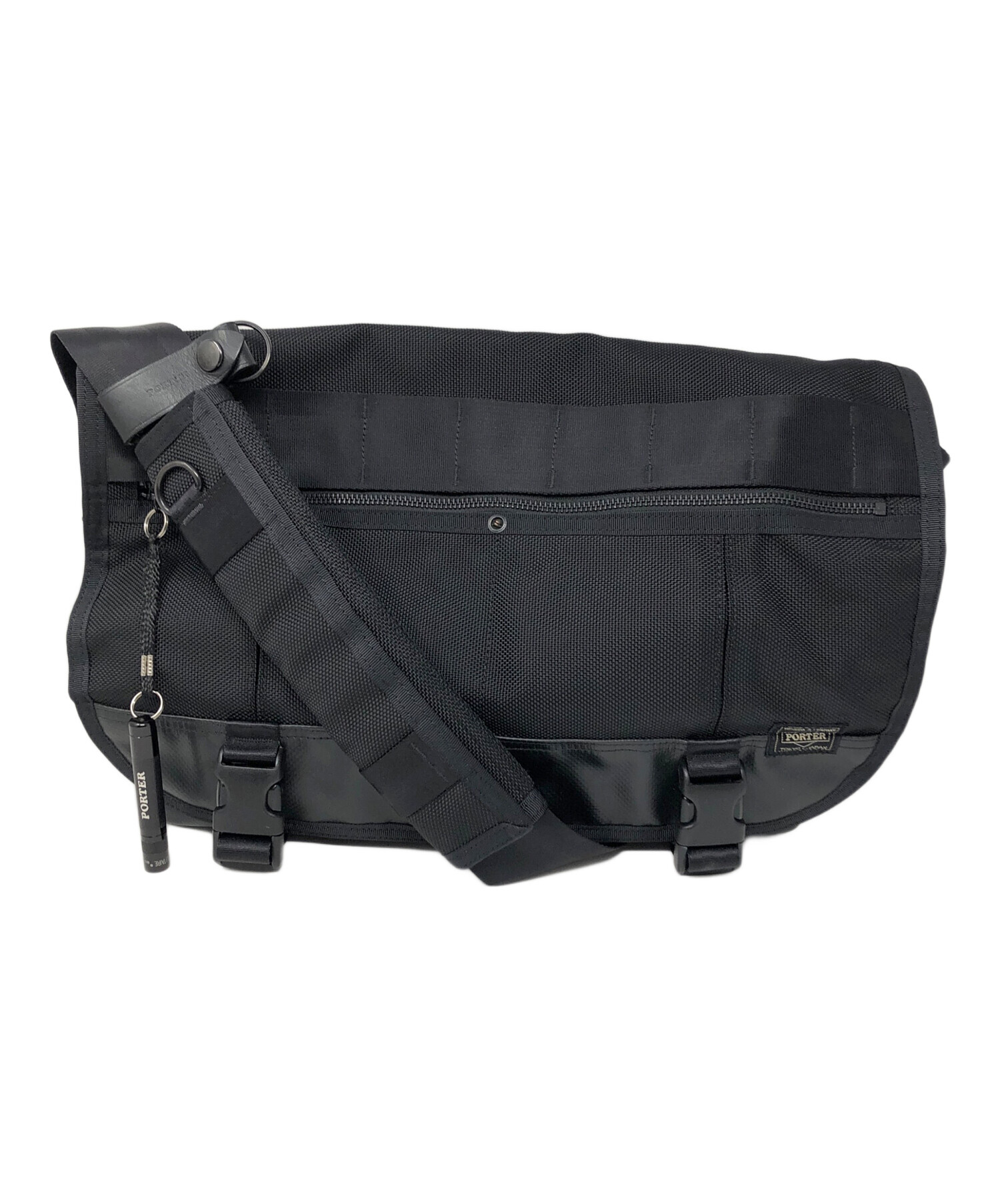 old porter ポーター　メッセンジャーバッグ　黒　ブラック　古着　90s 中古・古着通販】PORTER (ポーター) メッセンジャーバッグ ブラック