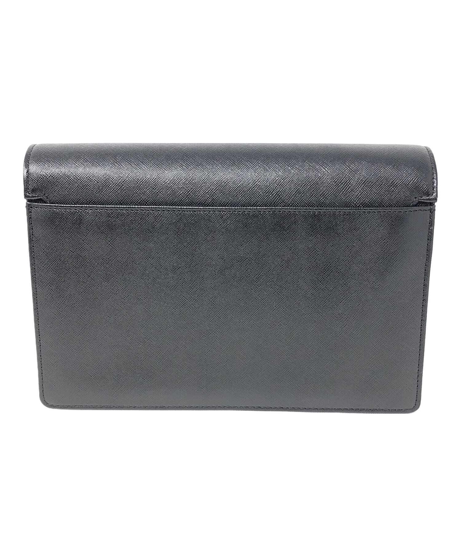 【X'masセール★30%OFF】バーバリー BURBERRY クラッチバッグホースマーク ブラック シルバー レディース 中古 中古・古着通販】BURBERRY (バーバリー) クラッチバッグ ブラック