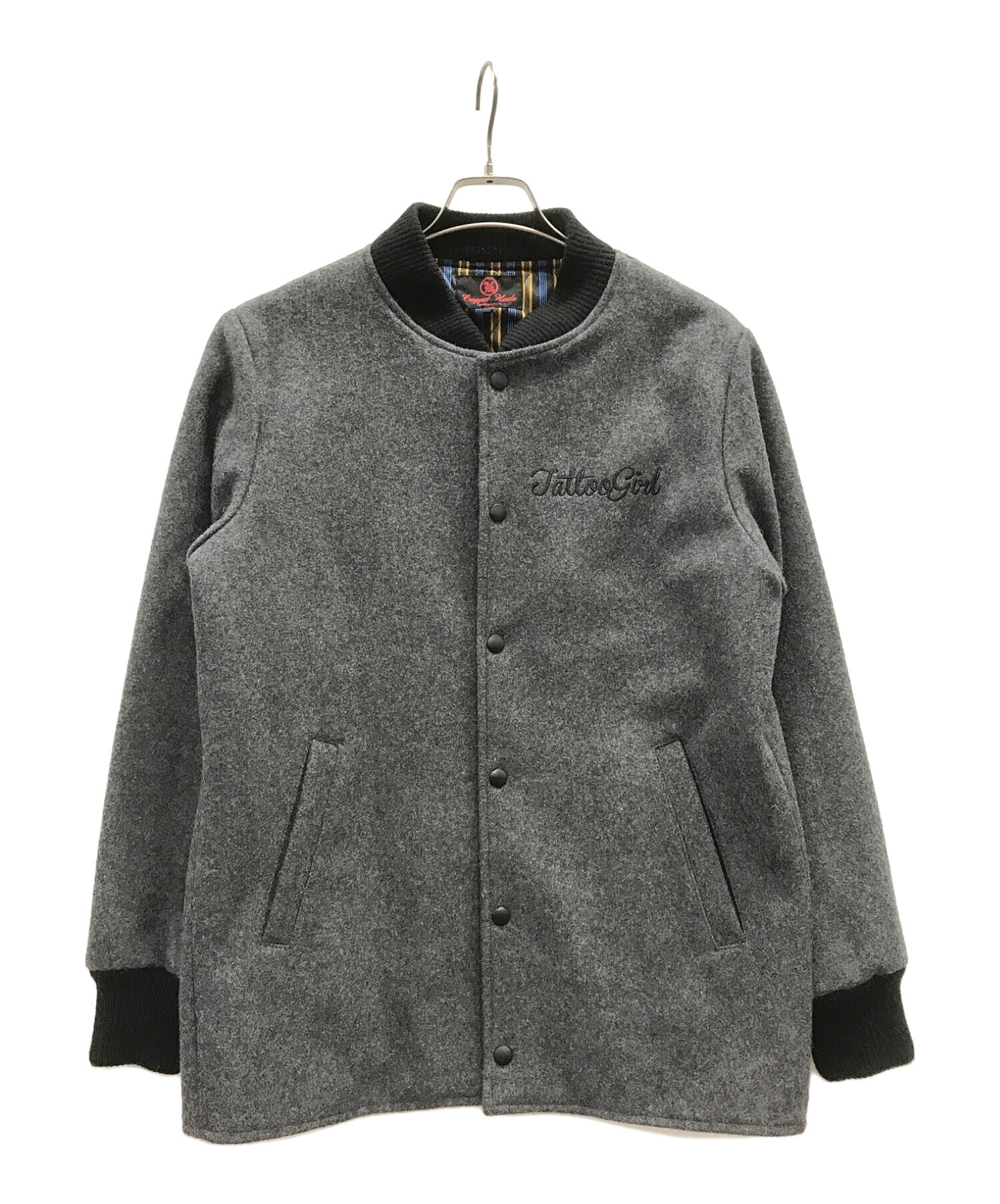 CROPPED HEADS スタジャン 中古・古着通販】CROPPED HEADS (クロップドヘッズ) ウールスタジャン