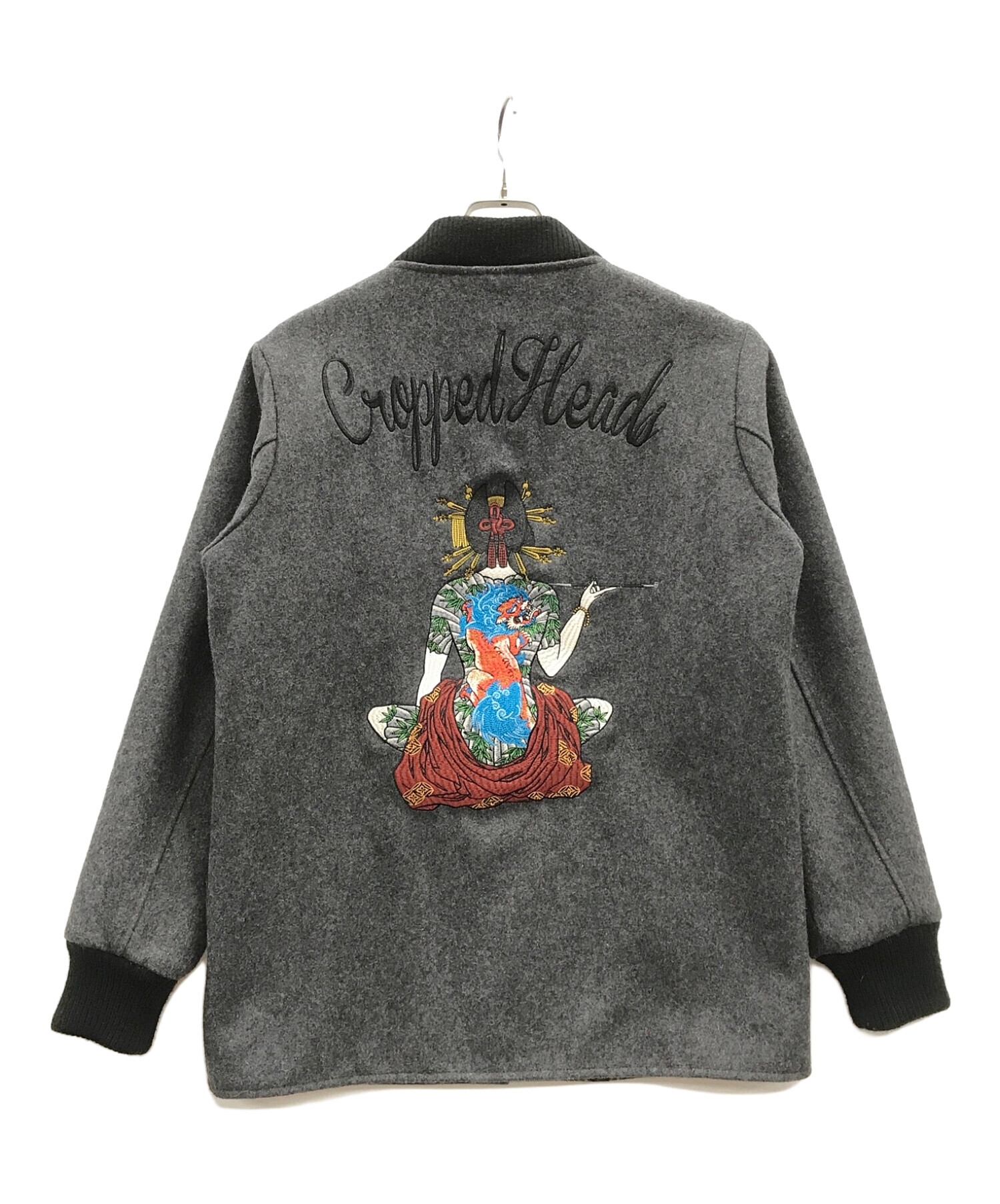 中古・古着通販】CROPPED HEADS (クロップドヘッズ) ウールスタジャン