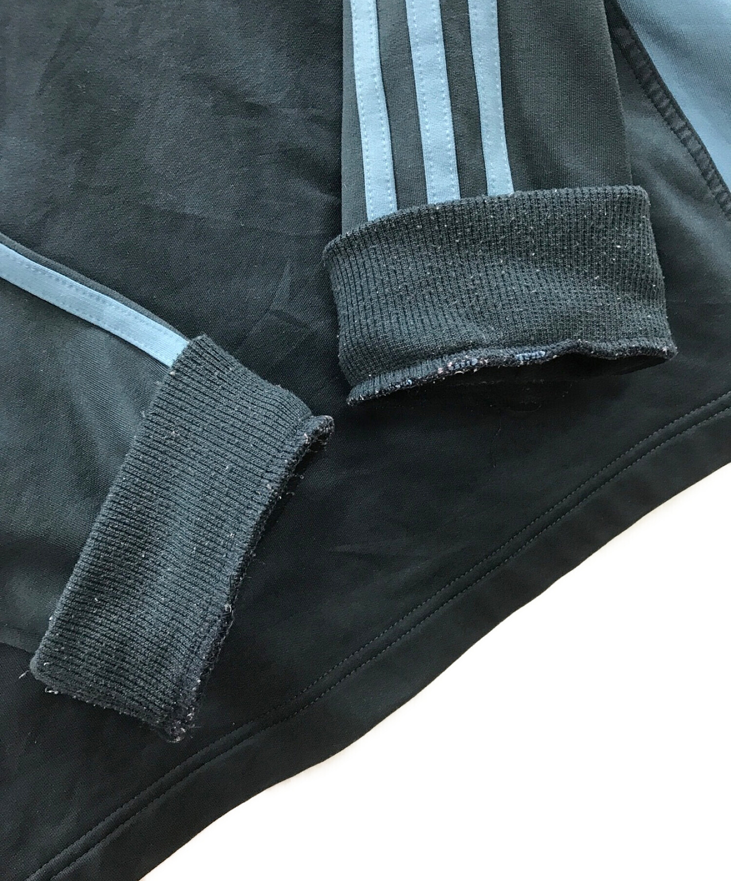 中古・古着通販】adidas (アディダス) ハーフジップジャージ ネイビー