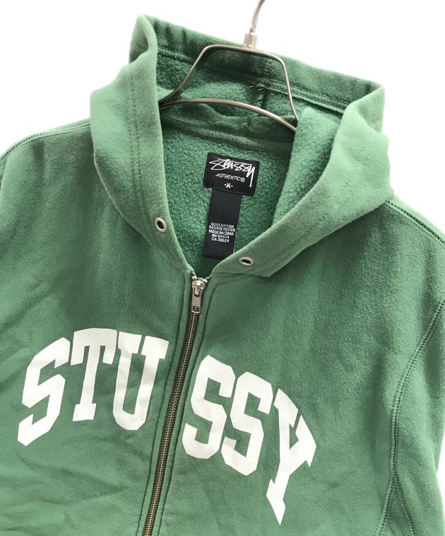 中古・古着通販】stussy (ステューシー) パーカー アーチロゴ