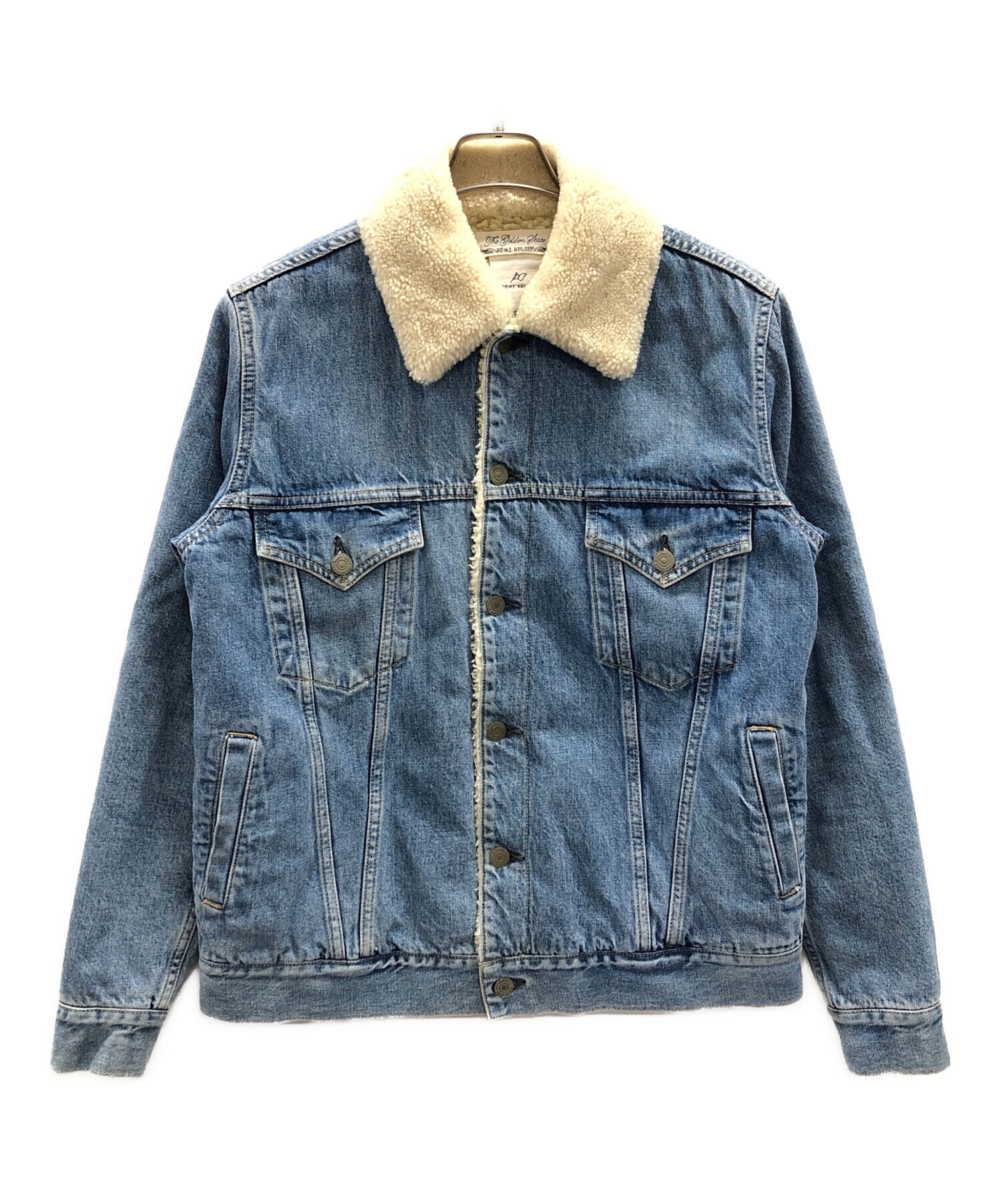 中古・古着通販】REMI RELIEF レミレリーフ　ボア　デニムジャケット　REMI RELIEF 1stタイプ裏ボアデニム (レミレリーフ) ジャケット・アウター