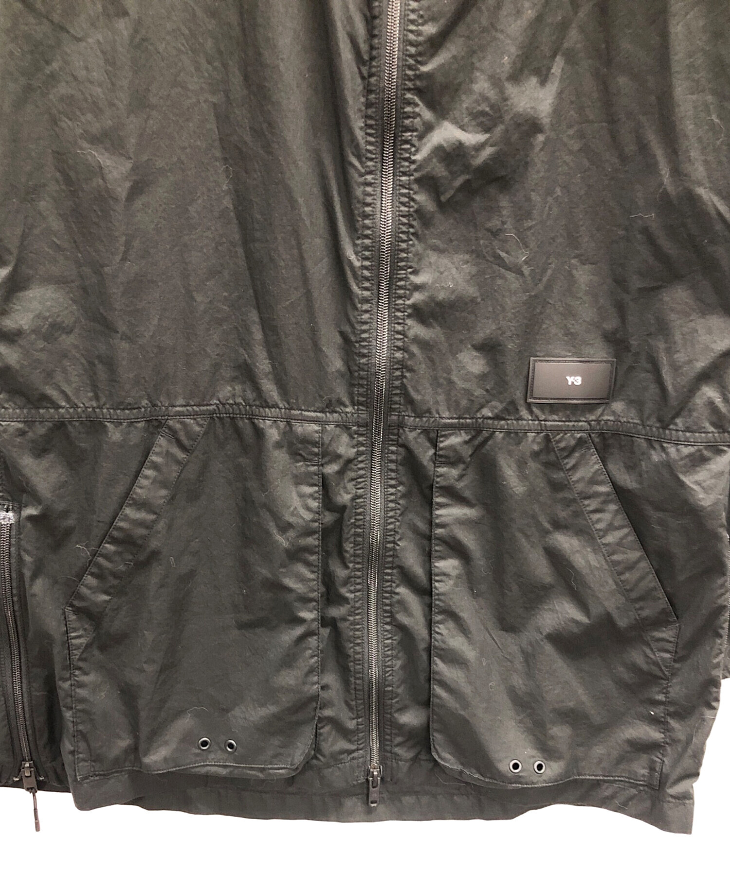 中古・古着通販】Y-3 (ワイスリー) ジップアップシャツ RIPSTOP 中古・古着通販】Y-3 (ワイスリー) ジップアップシャツ RIPSTOP