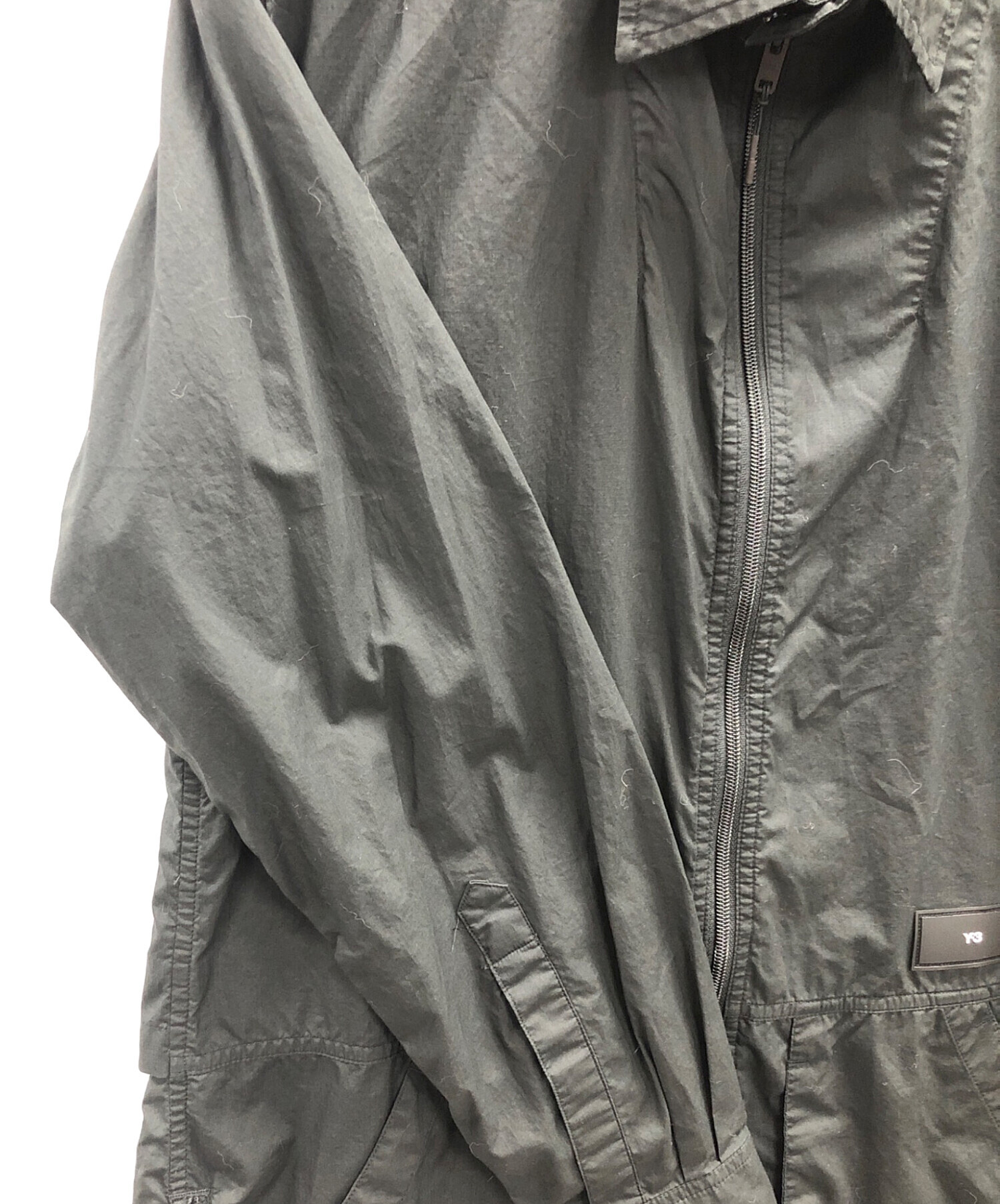 中古・古着通販】Y-3 (ワイスリー) ジップアップシャツ RIPSTOP 中古・古着通販】Y-3 (ワイスリー) ジップアップシャツ RIPSTOP
