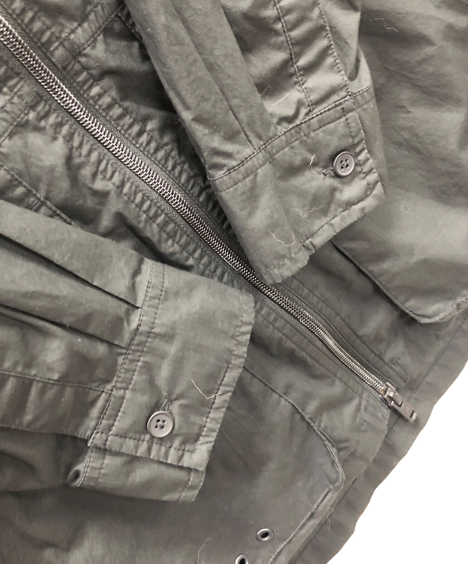 中古・古着通販】Y-3 (ワイスリー) ジップアップシャツ RIPSTOP