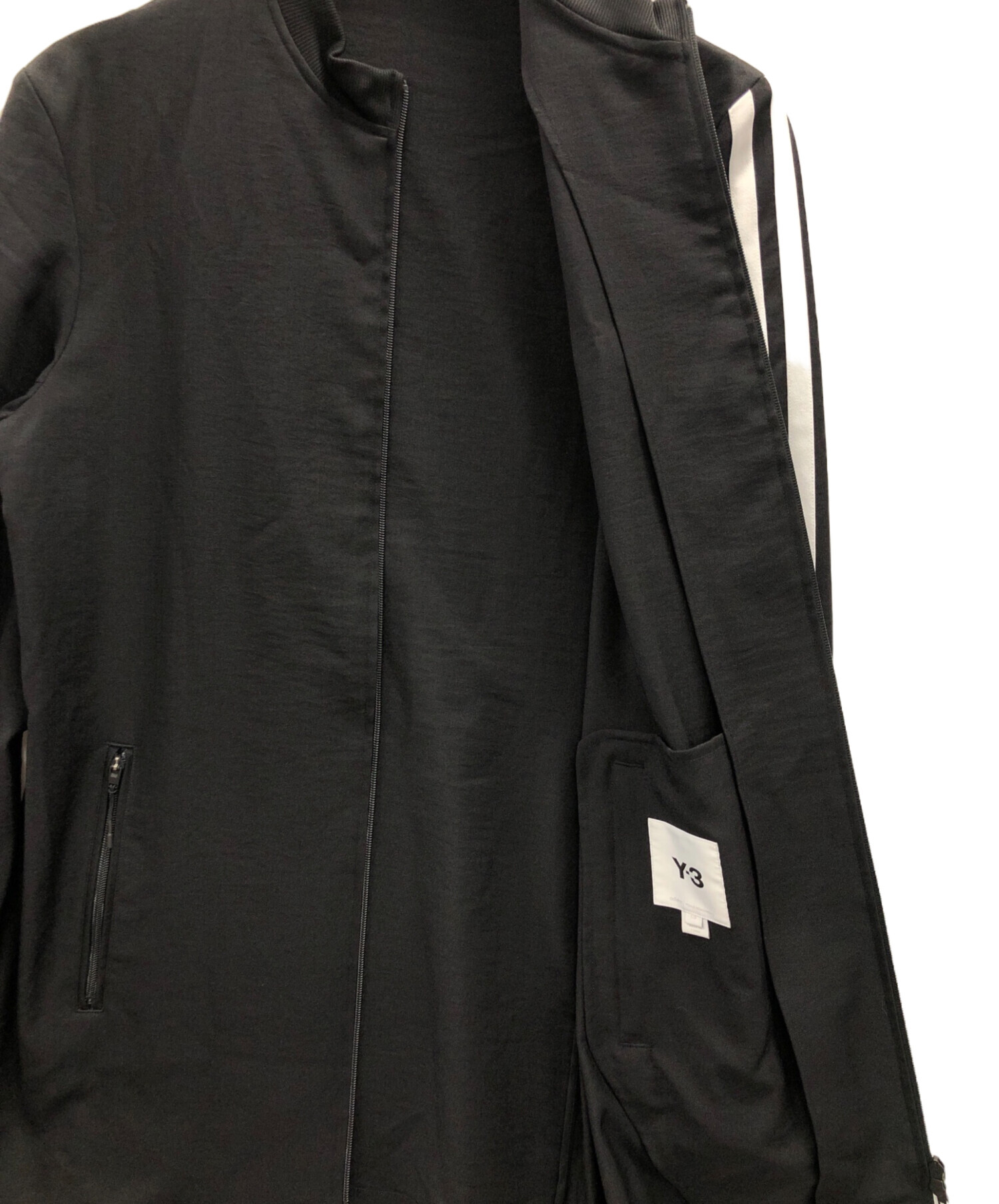 中古・古着通販】Y-3 (ワイスリー) トラックジャケット ブラック