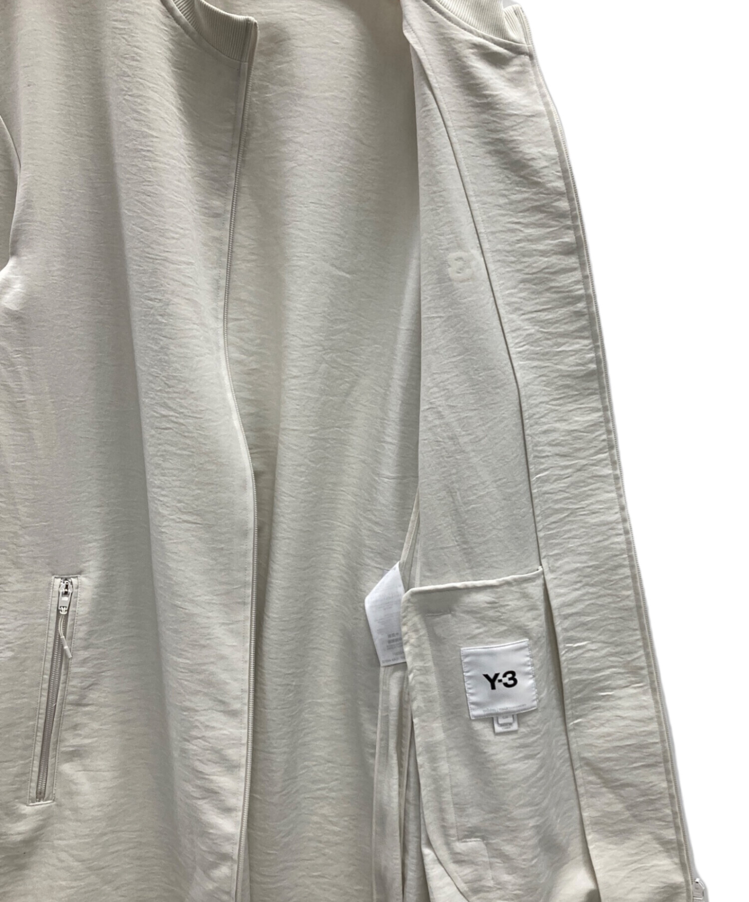 中古・古着通販】Y-3 (ワイスリー) トラックジャケット ホワイト系 
