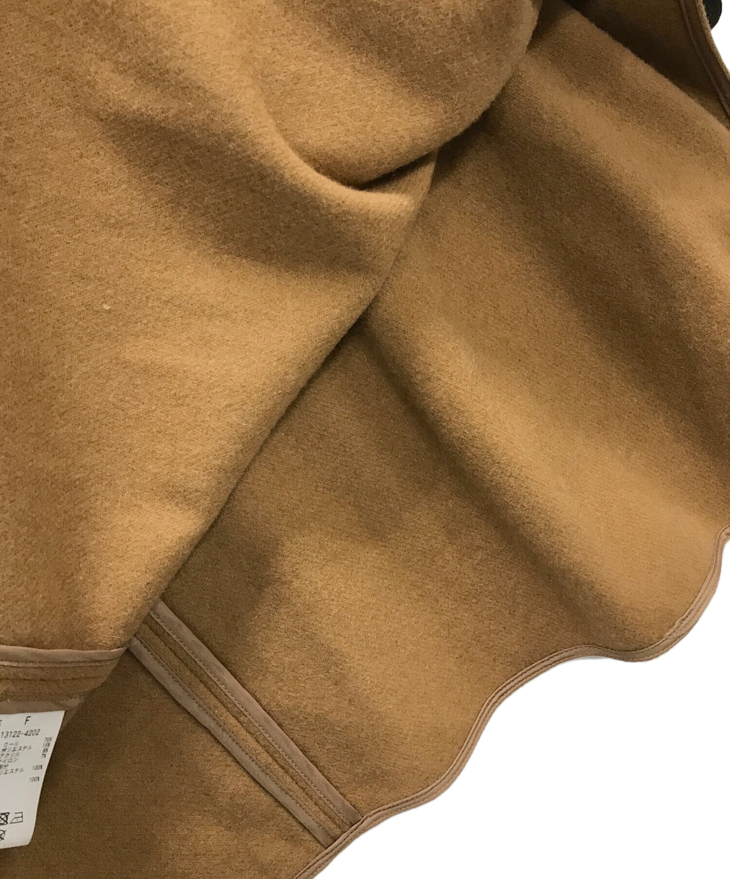 CLANE 2WAY WOOL SIDE RIBBON PONCHO ポンチョ セール】2WAY WOOL SIDE RIBBON PONCHO（ポンチョ）｜CLANE