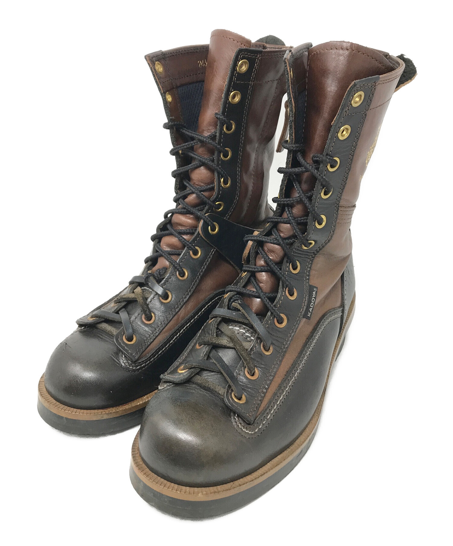 中古品】KADOYA『ハンマーブーツ ショート27.5cm』バイカーブーツ 中古