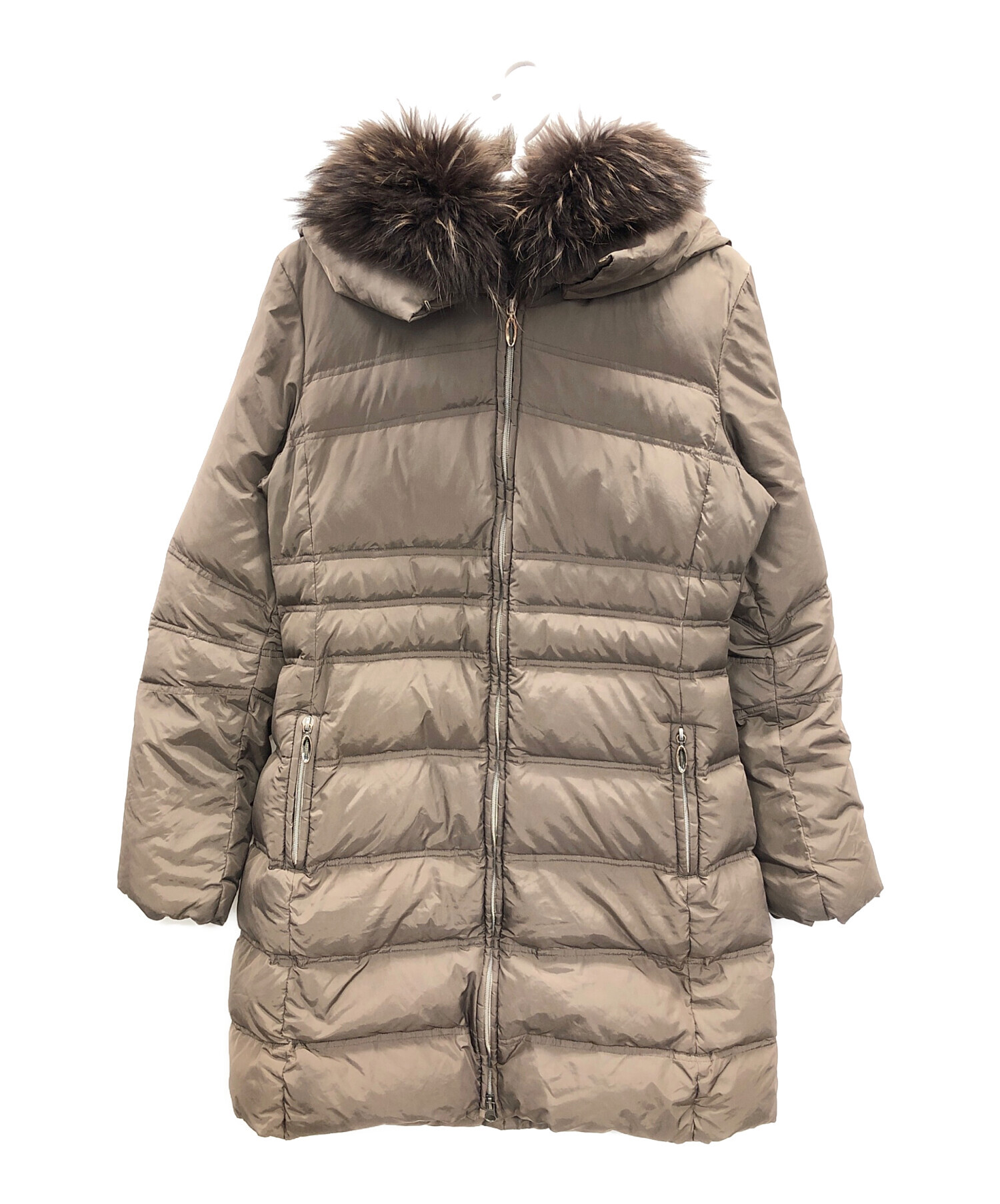 値下げ【未使用】Leilian レリアン アシンメトリー ニット カシミヤ100% セーター 天海祐希着用 サイズ17+ レディース レリアンのダウンコート 中古・古着通販Leilian (レリアン) ダウン