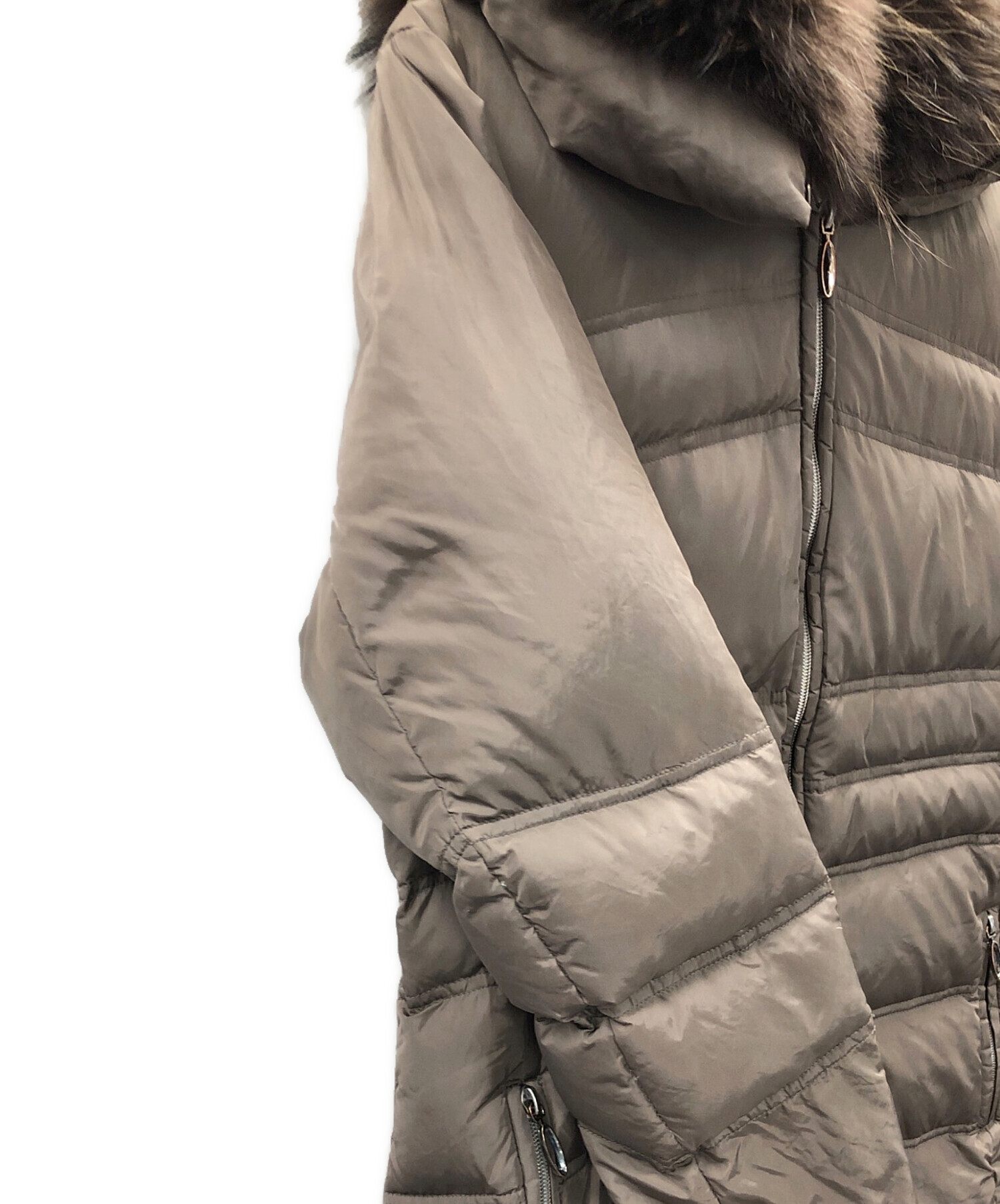 中古・古着通販】Leilian (レリアン) ダウンコート ブラウン サイズ:9