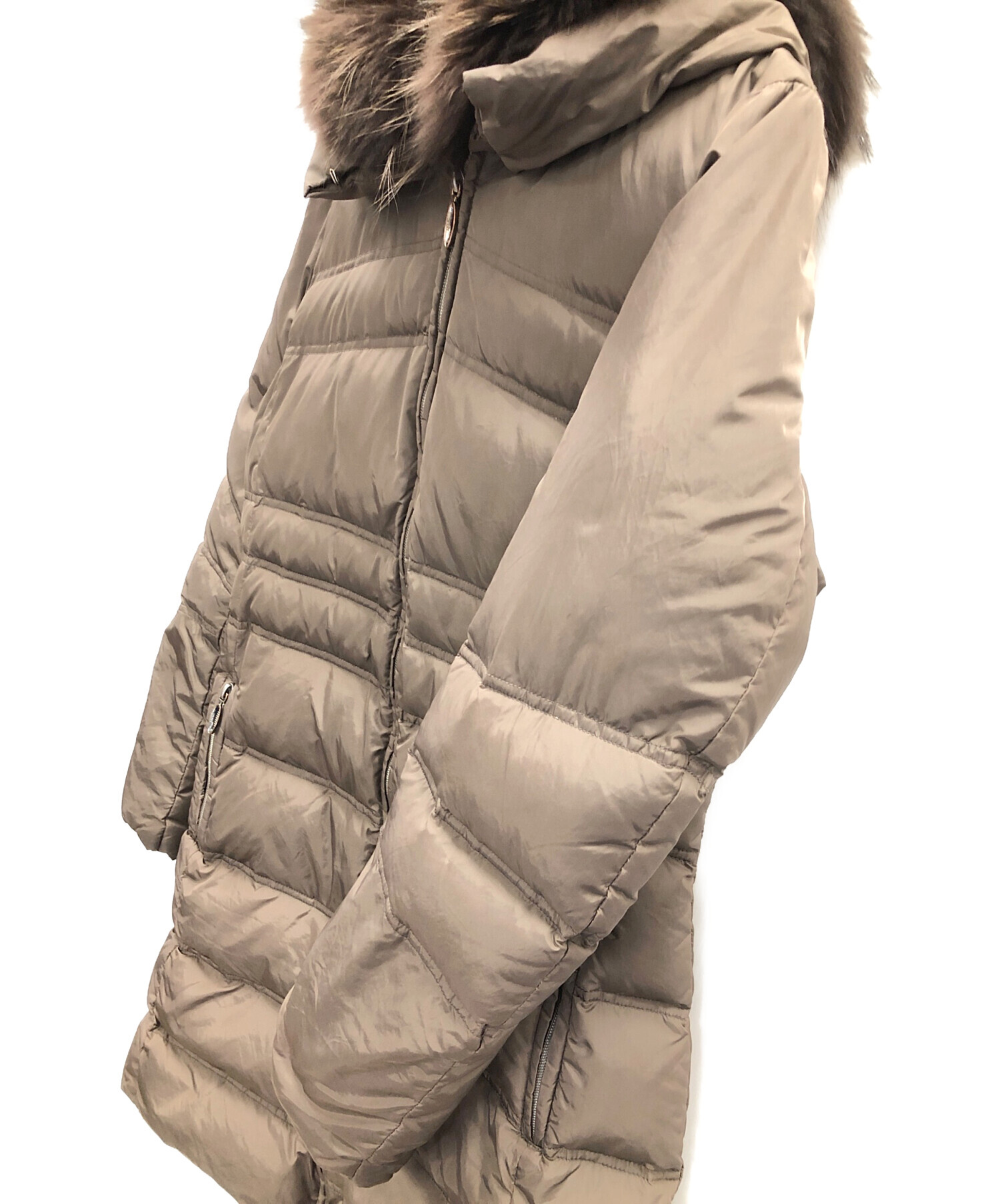 中古・古着通販】Leilian (レリアン) ダウンコート ブラウン サイズ:9