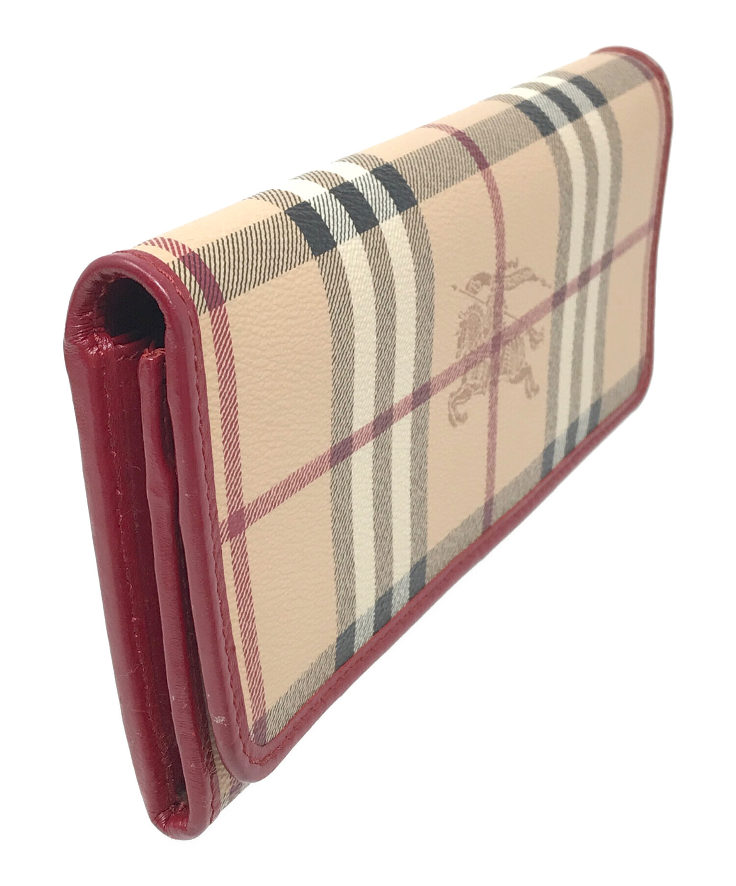中古・古着通販】BURBERRY (バーバリー) 長財布 ノバチェック ベージュ