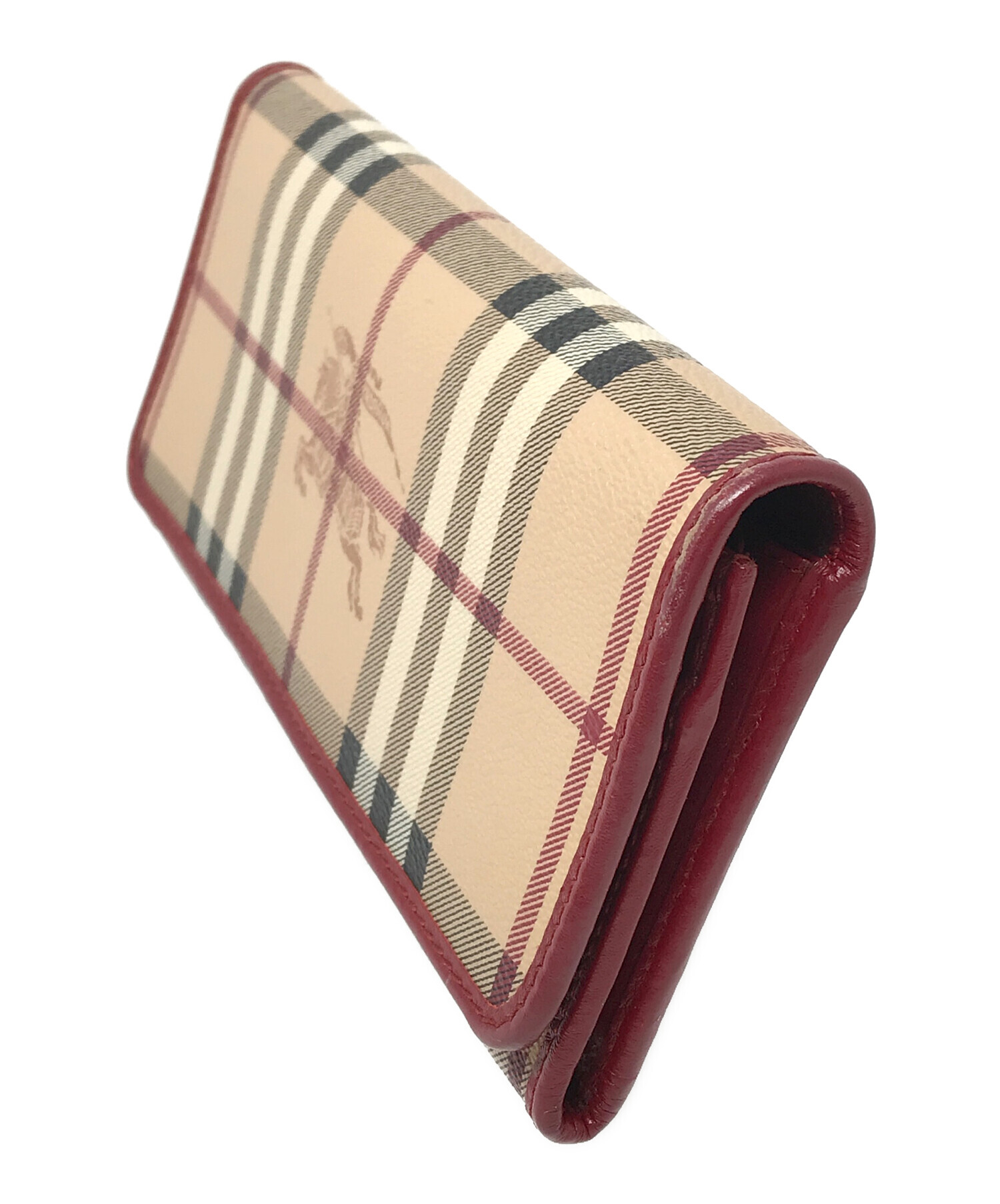 中古・古着通販】BURBERRY (バーバリー) 長財布 ノバチェック ベージュ