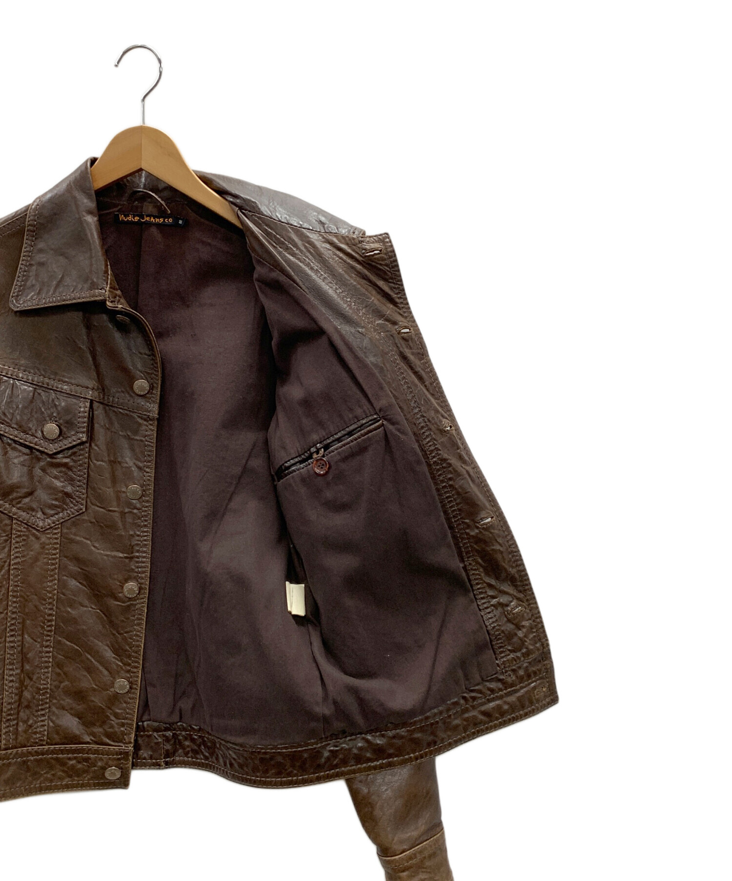 中古・古着通販】NUDIE JEANS (ヌーディー・ジーンズ) レザー 