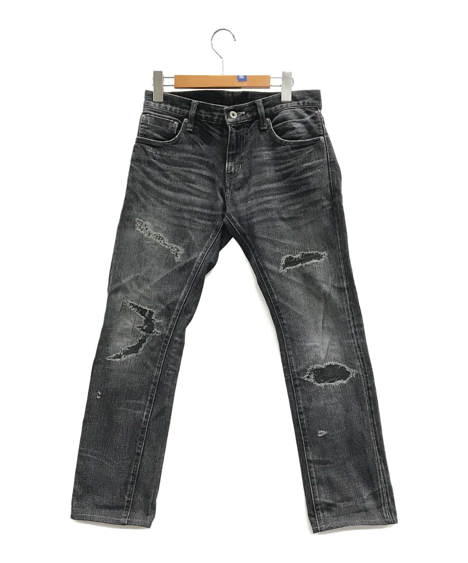 中古・古着通販】ROUGH AND RUGGED (ラフアンドラゲッド) ダメージ 