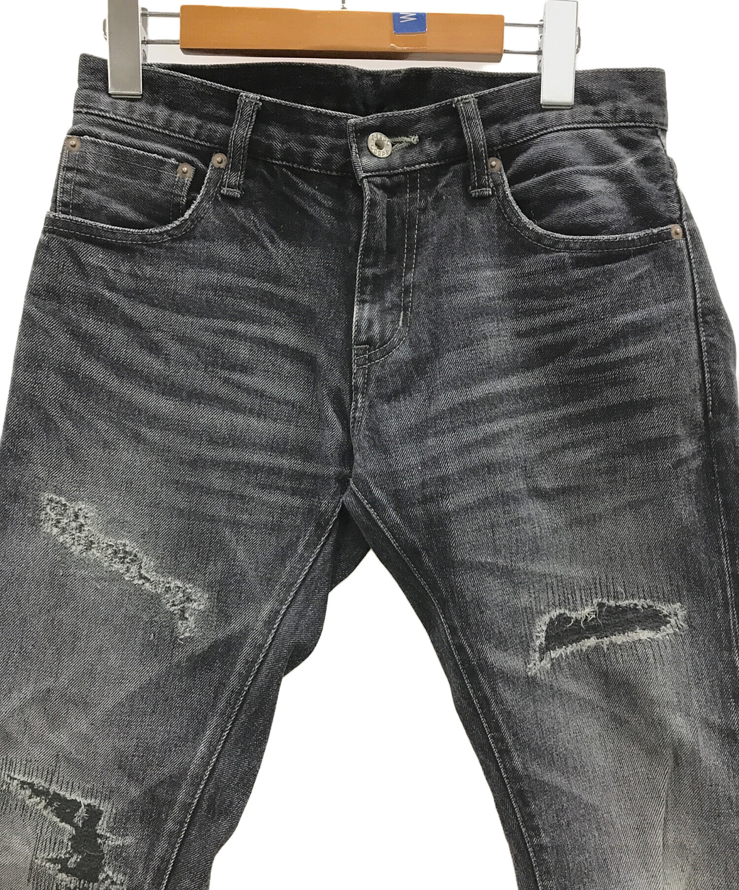 中古・古着通販】ROUGH AND RUGGED (ラフアンドラゲッド) ダメージ 