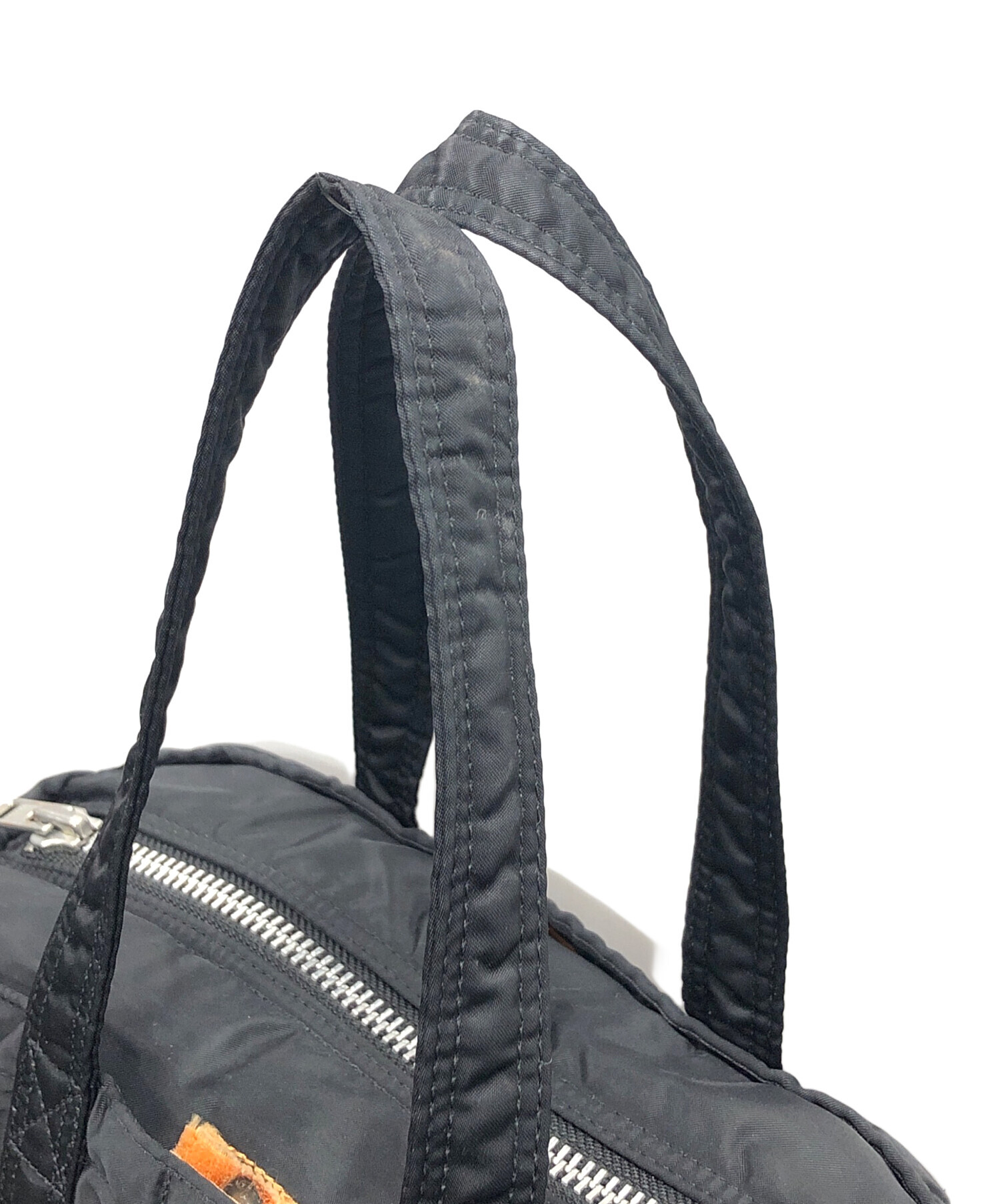 PORTER ＴＡＮＫＥＲ　ミニボストンバッグ　黒　中古品 中古品】PORTER ポーター TANKER MINI BOSTON BAG タンカー ミニ